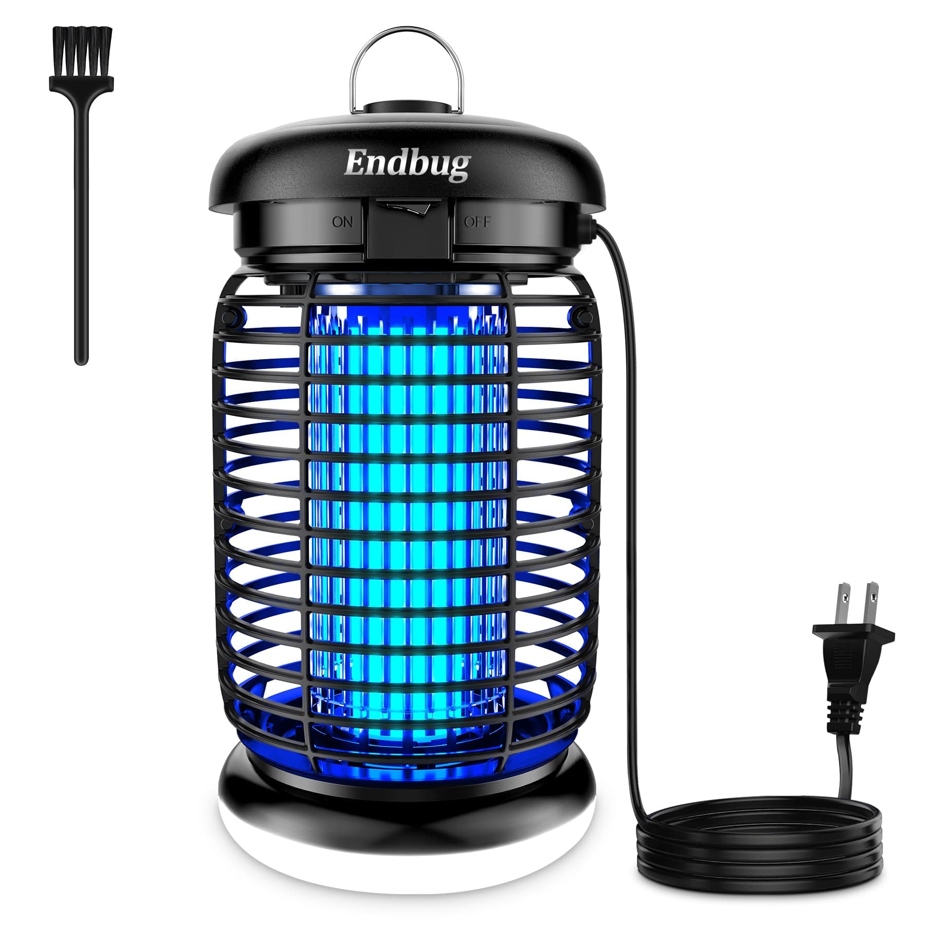 - Endbug Bug Zapper, Bug Zapper Outdoor Indoor with LED Light, Electric Mosquito Zapper Fly Zapper, Waterproof Mosquito Killer Insect Zapper Fly Trap for Outside Patio Garden Backyard Home, Plug in
