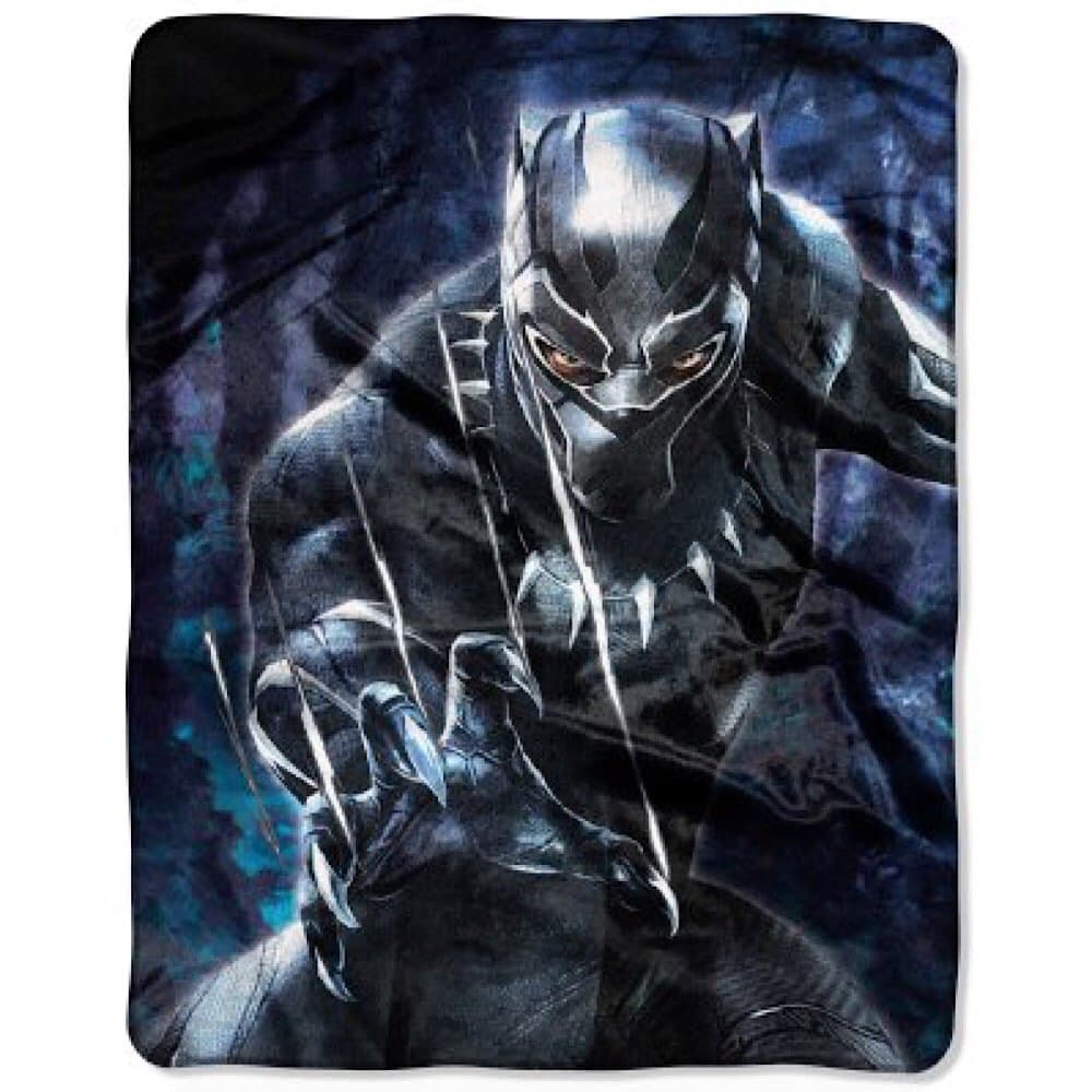 Marvels Black Panther Movie Silk Throw Blanket