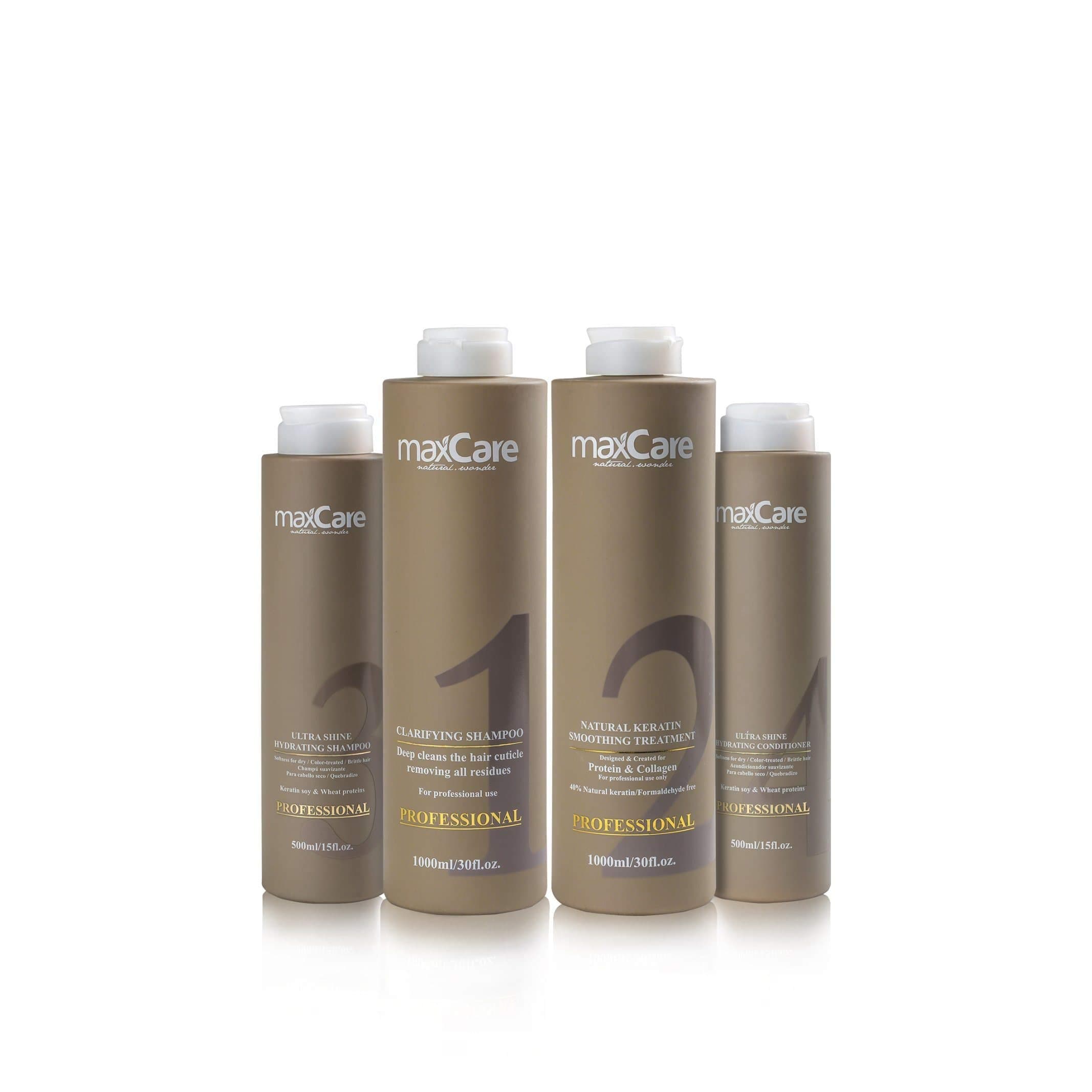 Professional Brazilian Keratin Hair Smoothing Treatment Set 1x4