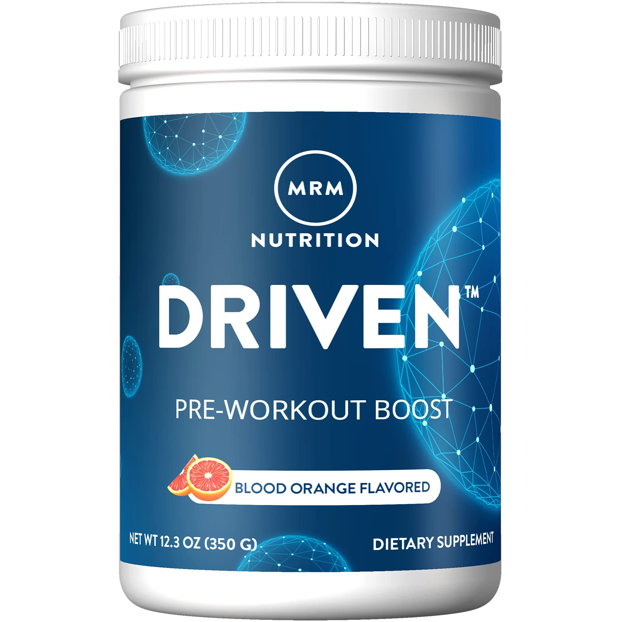 Nutrition Driven Pre-Workout Powder | Blood Orange Flavored | 125mg Caffeine | Pure Ingredients| Muscle + Hydration + Energy Blends | Performance Energy | Vegan + Gluten-Free | 29 Servings