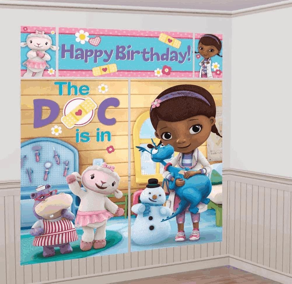 Scene Setter® Wall Decorating Kit | Disney© Doc McStuffins Collection | Birthday