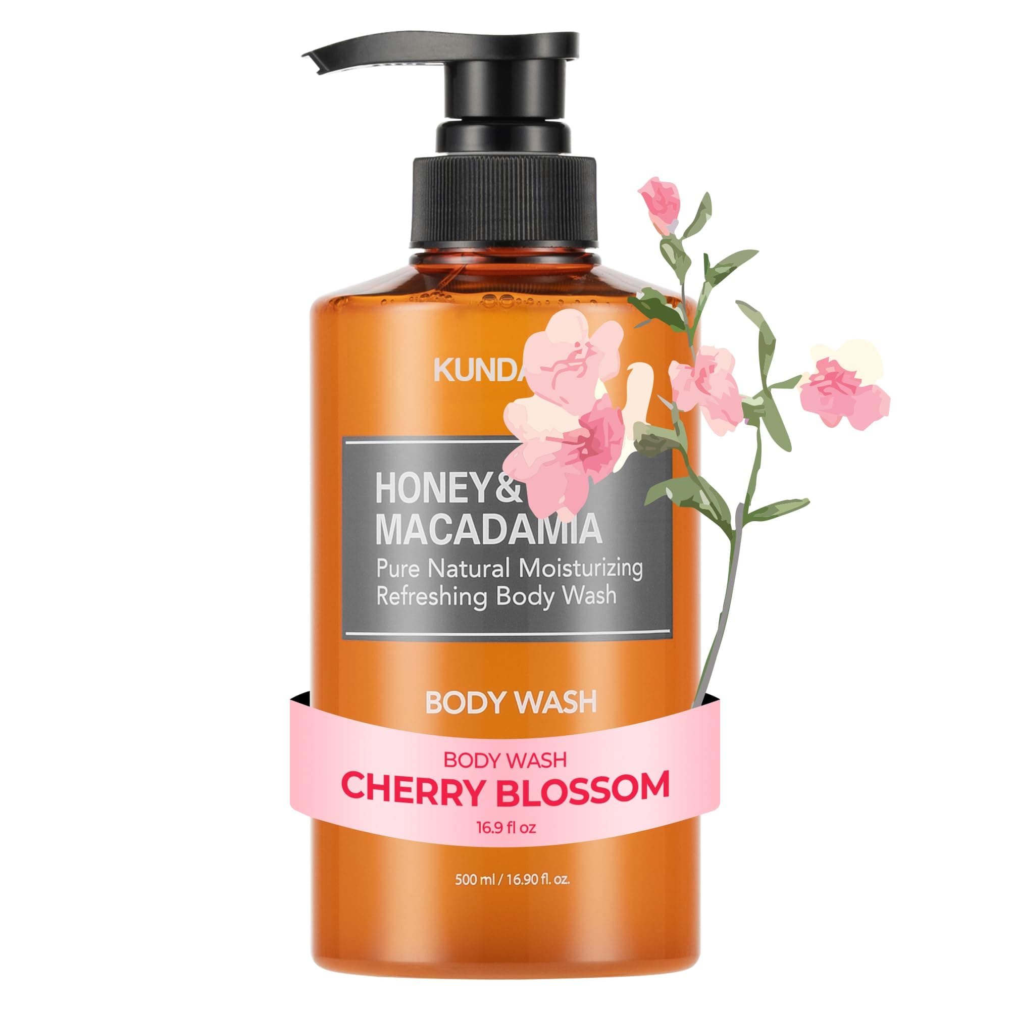 [KUNDAL] Pure Body Wash 500ml (Cherry Blossom)