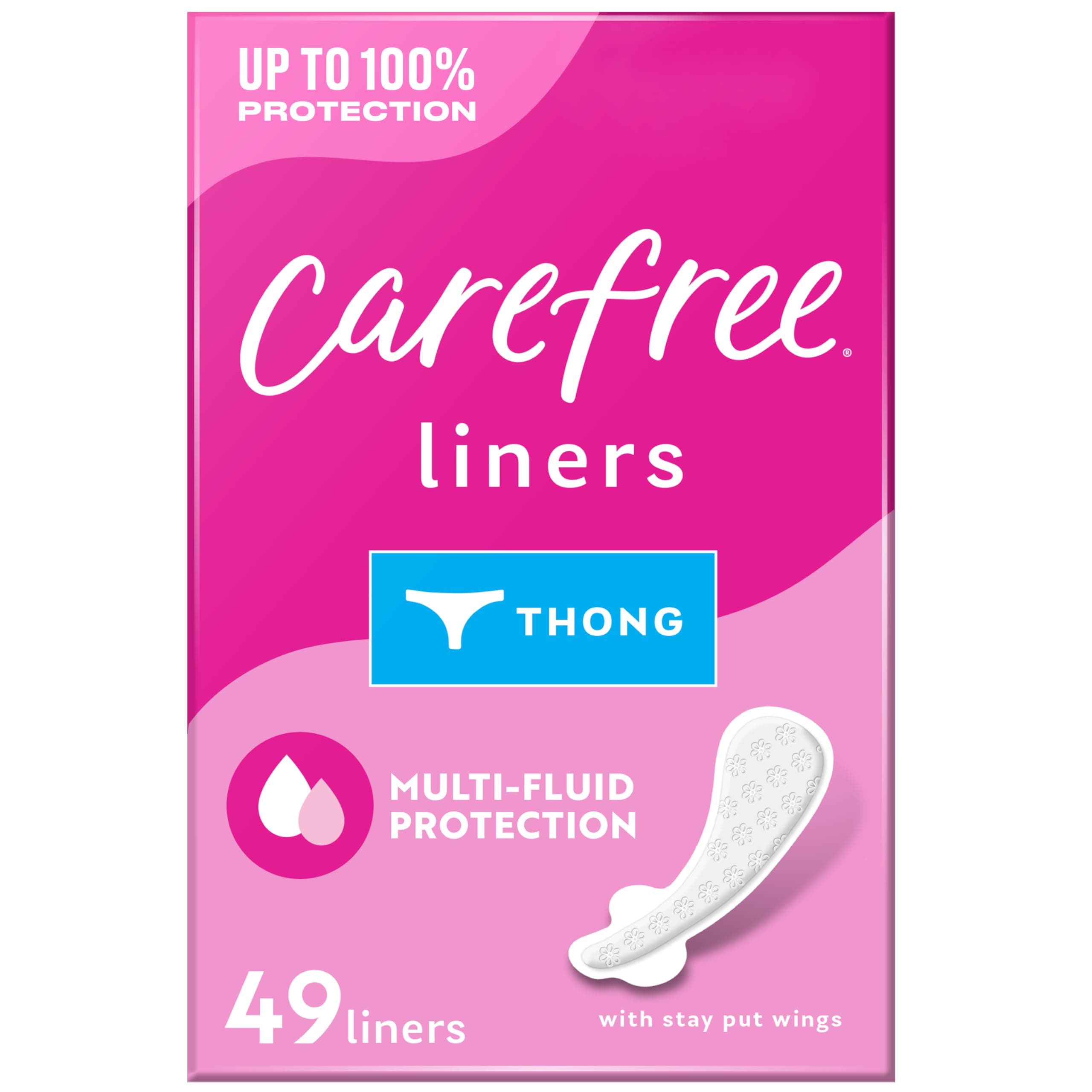 Thong Regular Unscented Liner, 49 Ounce