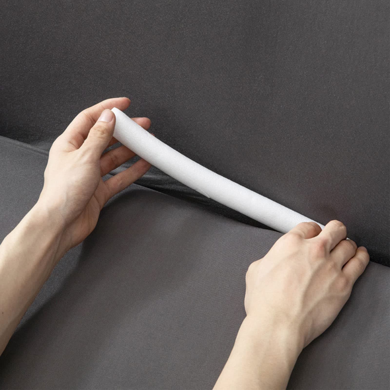 10Pcs Foam Stick for Stretch Sofa Slipcover, Fix Non-Slip Foam Stick for Sofa Cover, Furniture Protector Seam Strip for Stretch Couch Covers