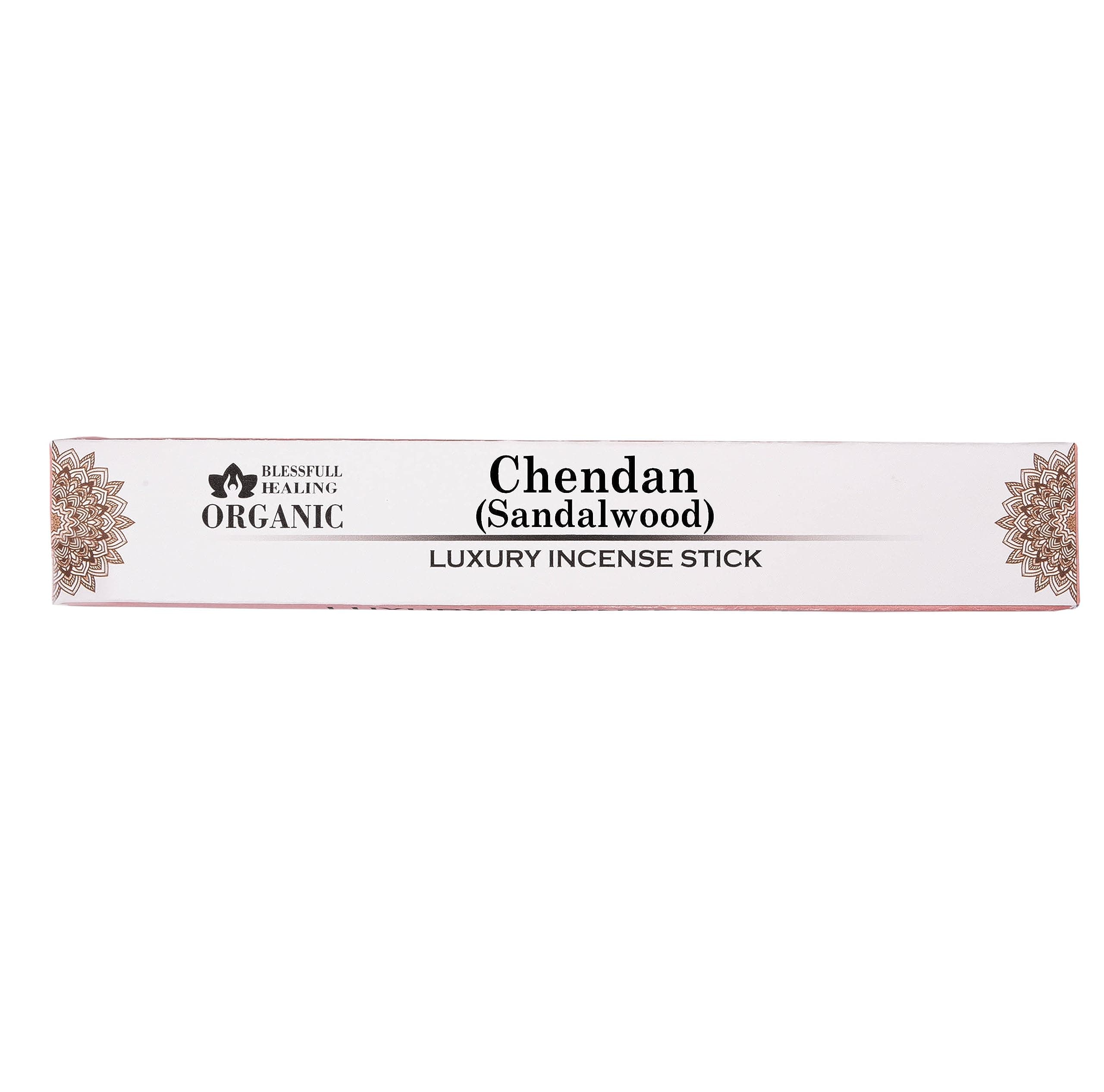 Blessfull Healing Luxury Chendan (Sandalwood) Incense Sticks Hand Rolled Pack of 4 x 20 Sticks