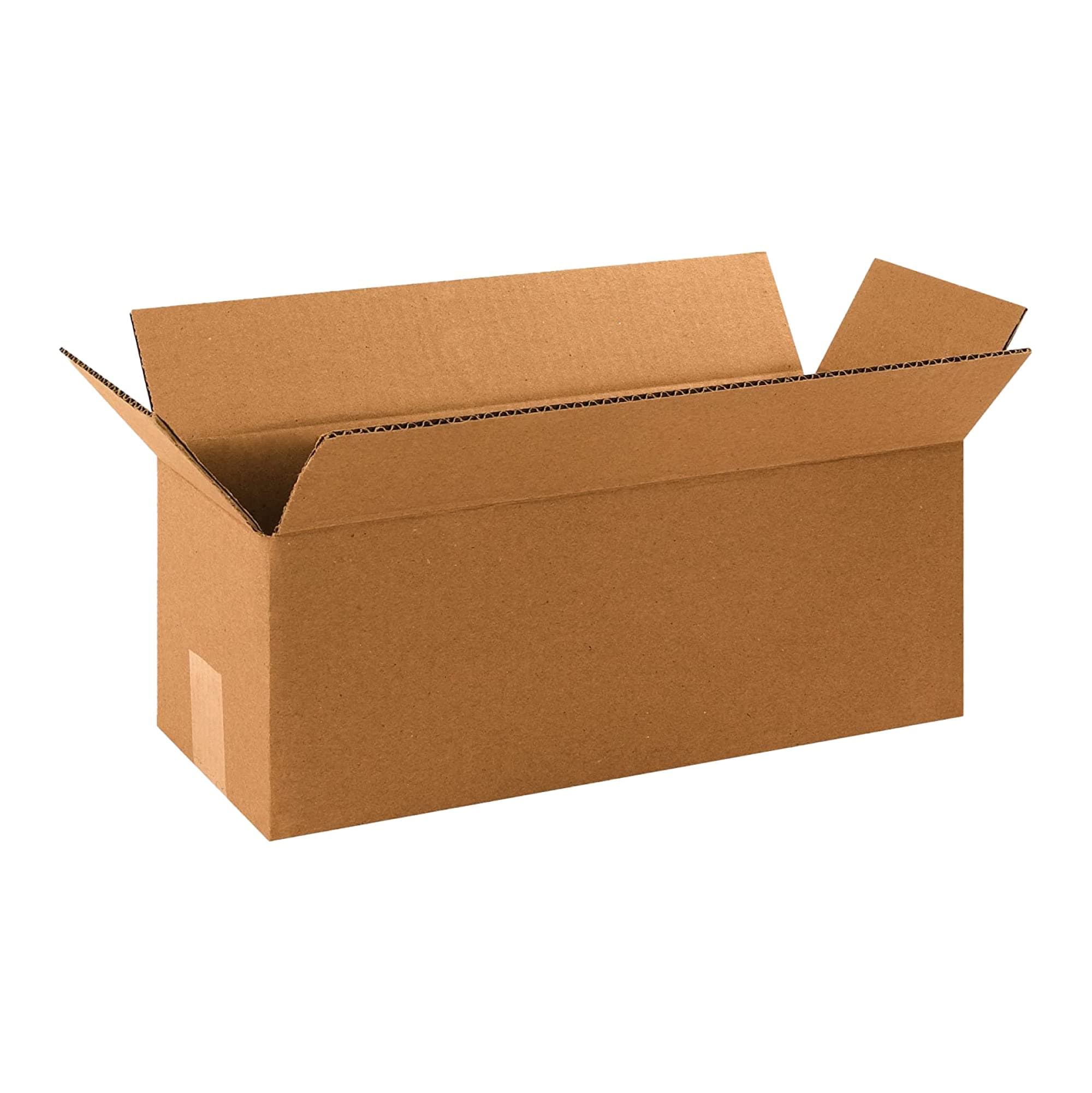 P1666 Long Corrugated Boxes, 16"L x 6"W x 6"H, Kraft (Pack of 25)