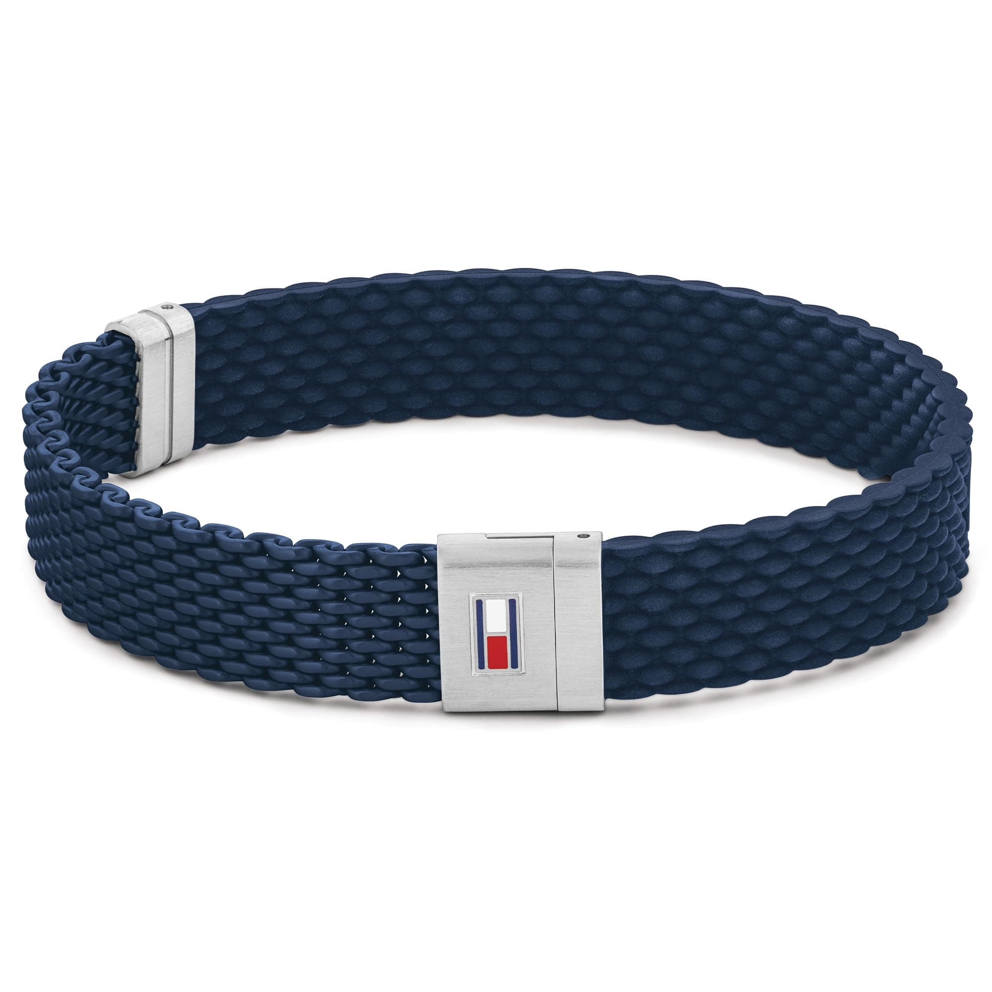 Tommy Hilfiger Jewelry Men's Silicone Bracelet in black or blue