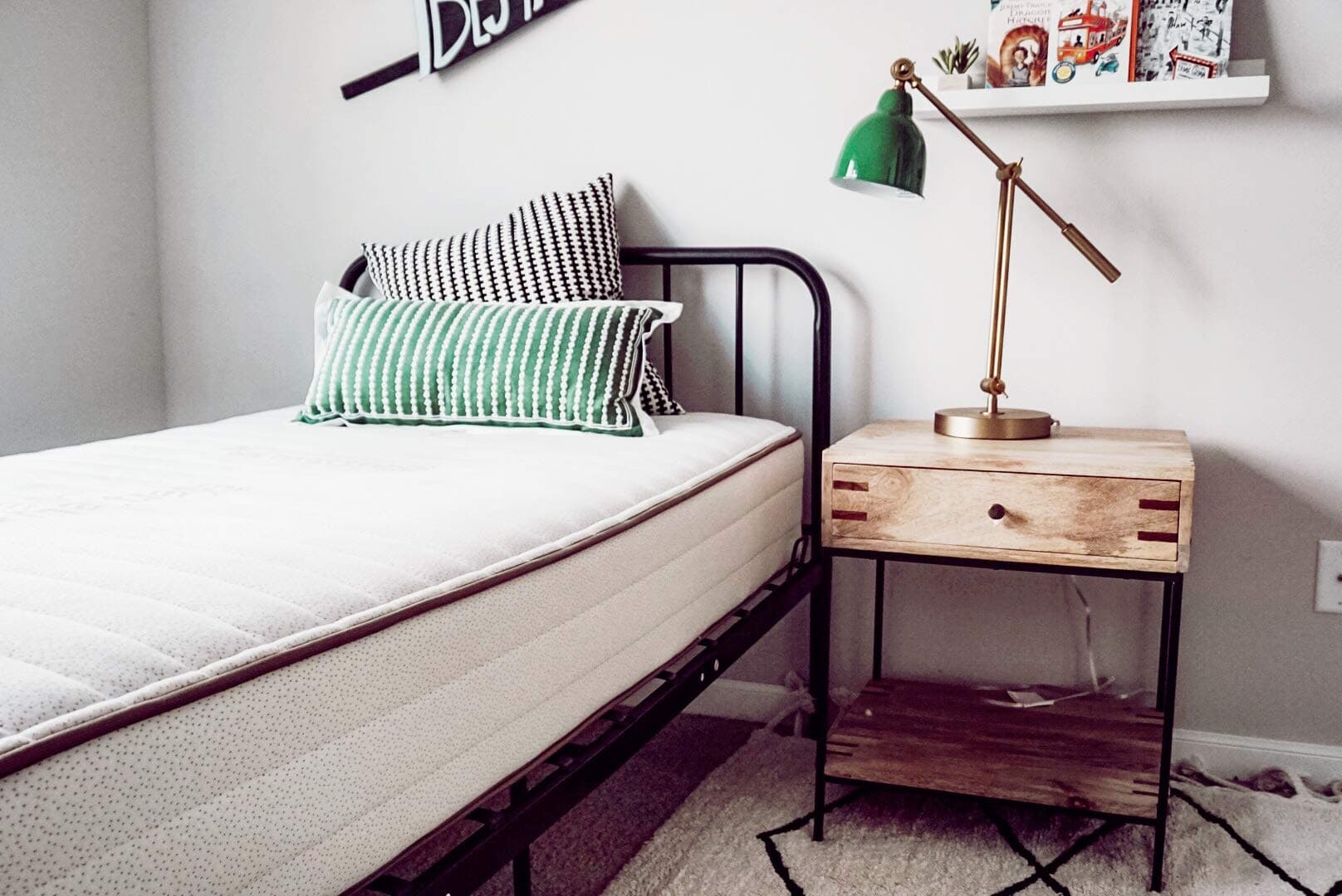 My Green Mattress - Pure Echo GOTS Organic Cotton and Natural Wool Mattresses (Two-Sided) (Full) Made in The USA