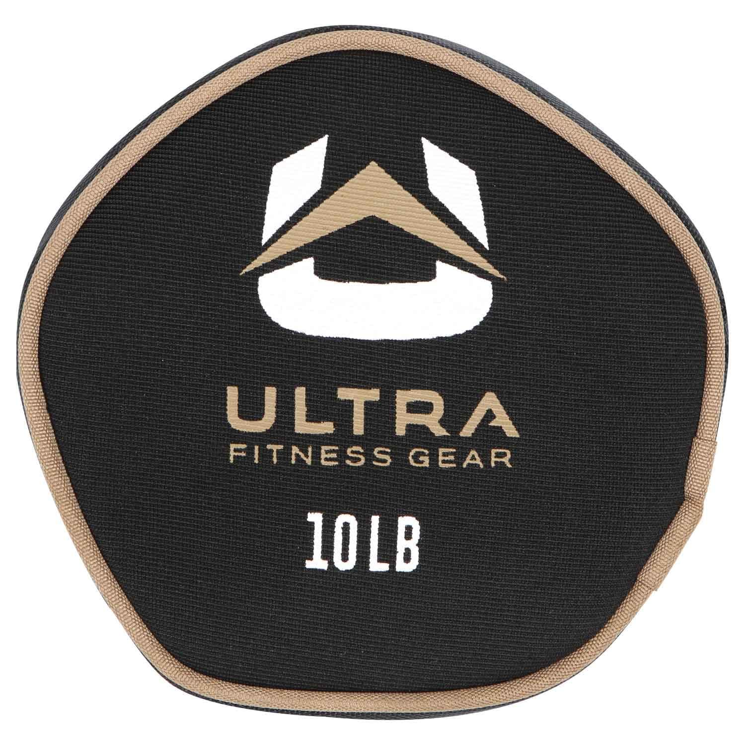 Ultra Fitness Neoprene Pancake Sandbag - Super Tough Pre-Filled Sandbag with Steel Shot for Full Body Workouts (10 lbs)