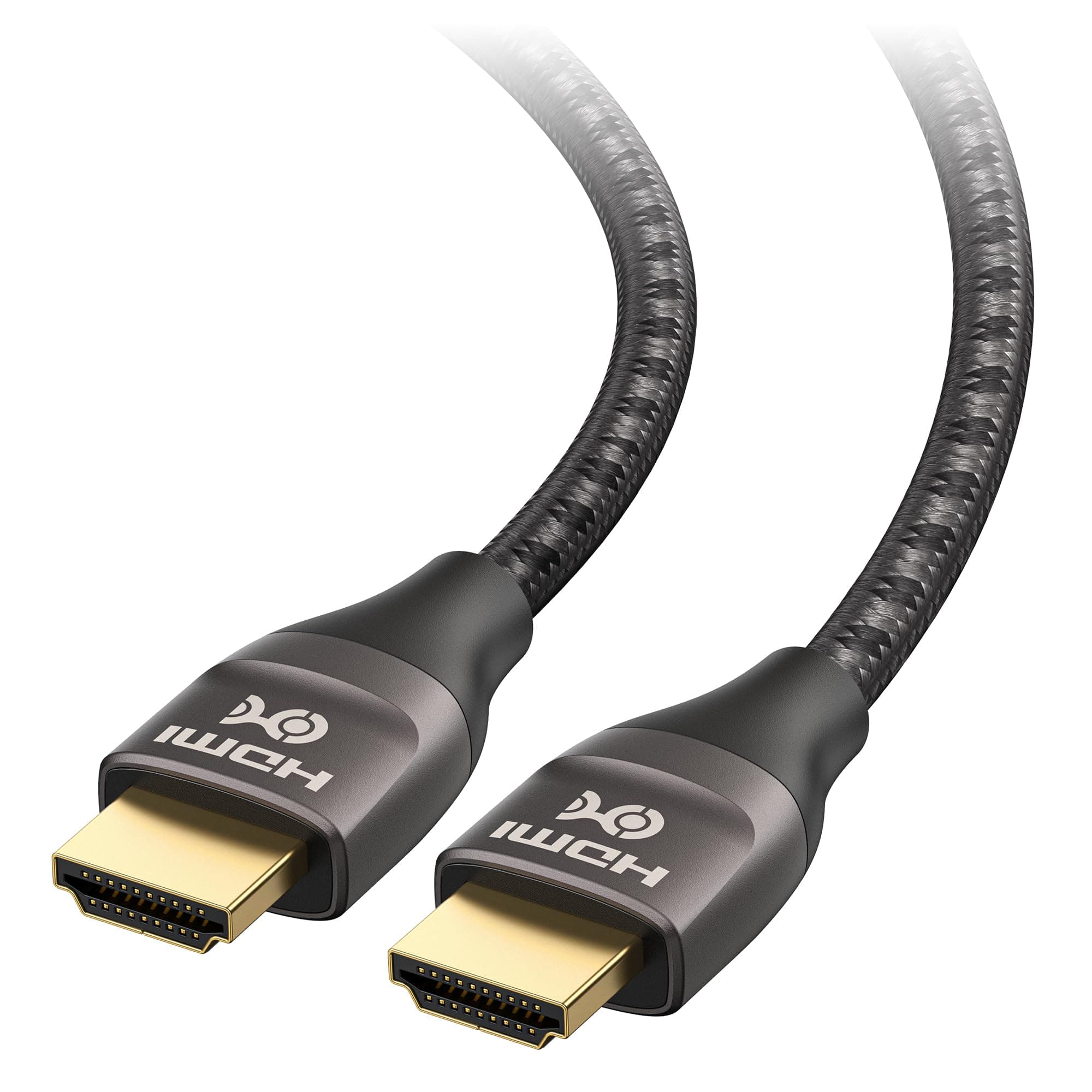 Cable Matters Premium Braided 48Gbps Ultra HD 8K HDMI Cable with HDR for PS5, Xbox Series X/S, RTX3080 / 3090, RX 6800/6900, Apple TV, and More - 2m