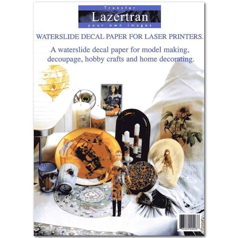 Lazertran Regular Transfer Paper, White, 0.2 x 23 x 35 cm