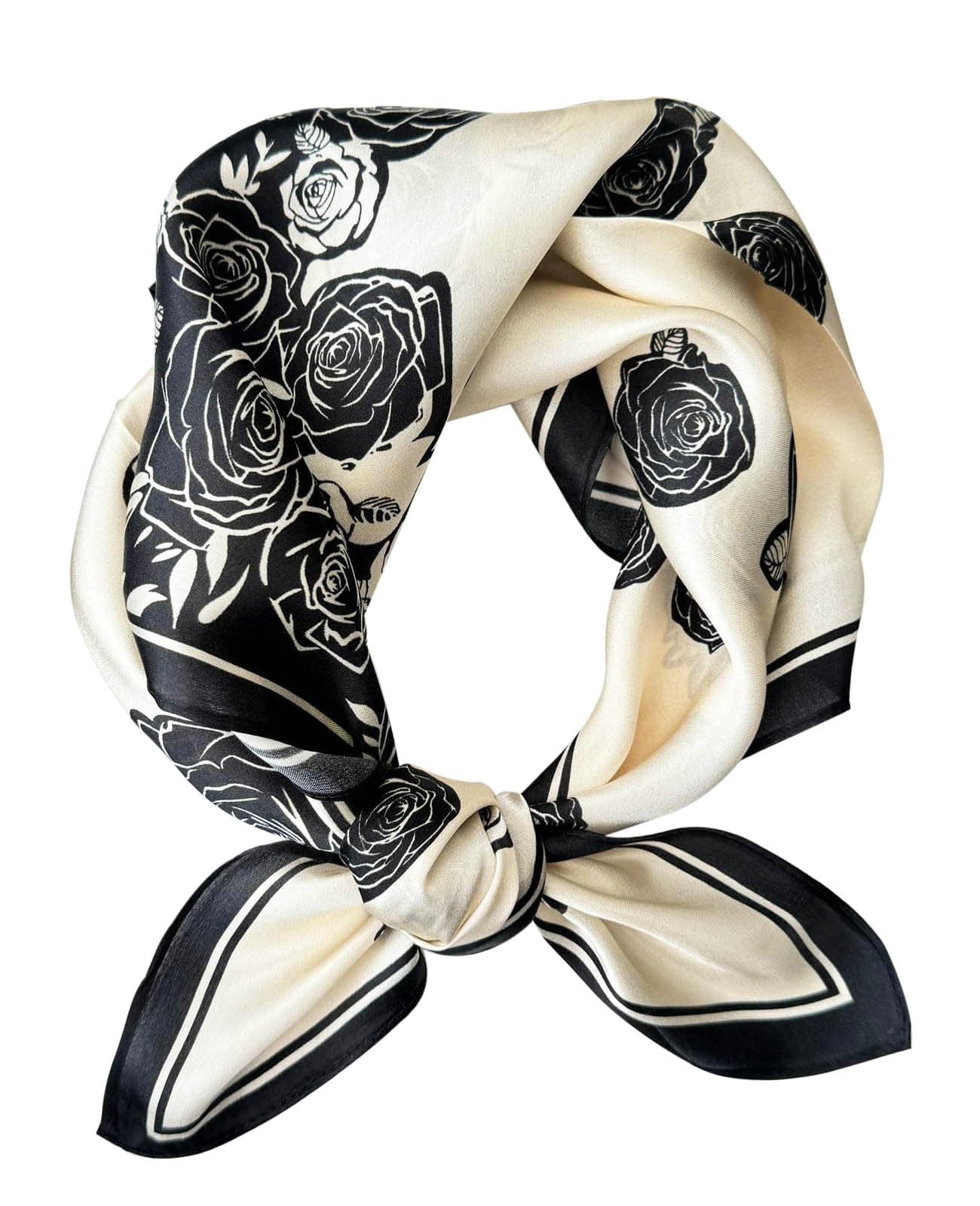 Satin Bandanas Head Scarf For Women Hair Scarves Accessories Lightweight Fashion Wrap Neck Silk Sleeping Headscarf