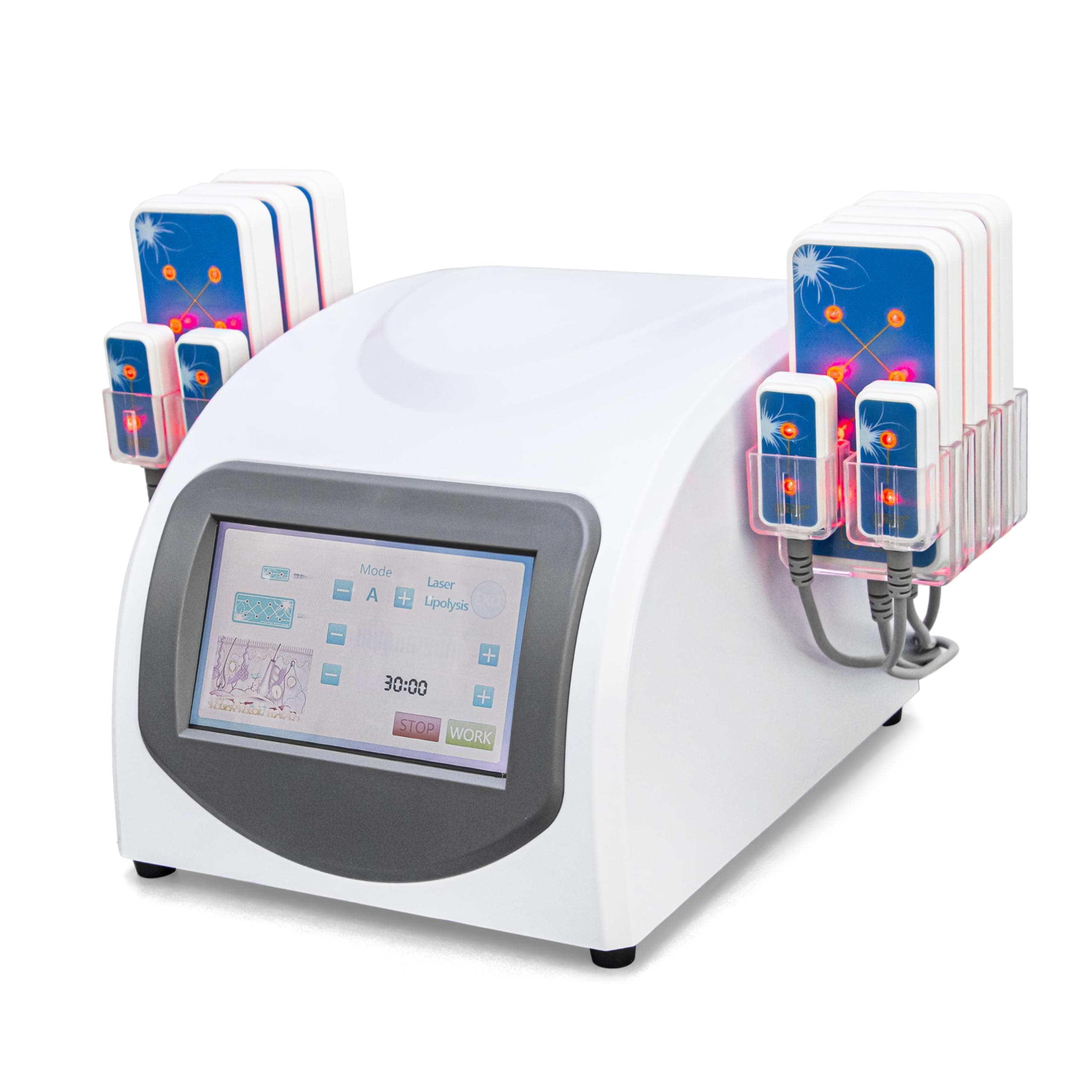 Body Shaper Weight Loss Lipo Laser Slimming Beauty Machine 10 Pads Elitzia ETUU1001