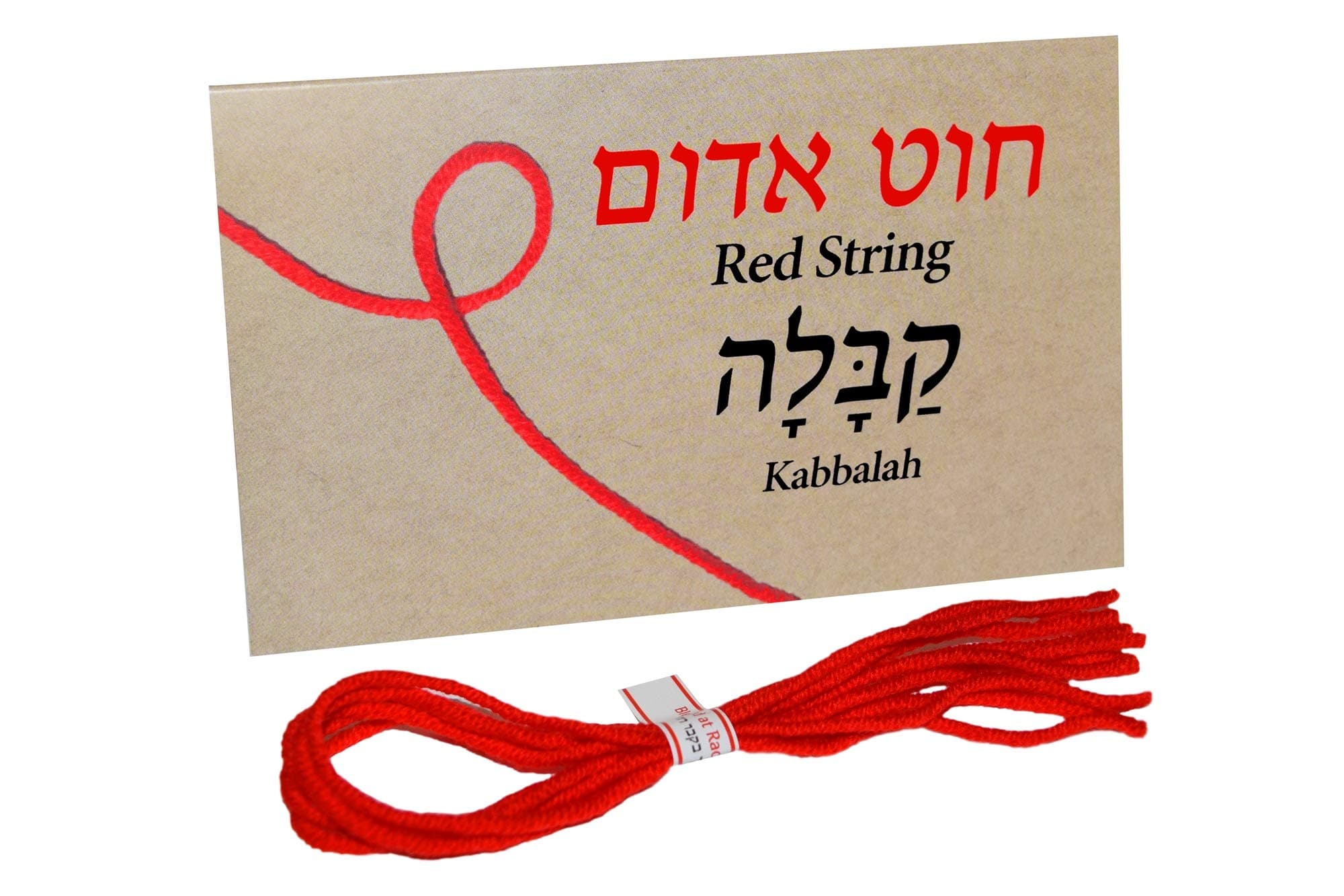 5 pcs Red String Bracelet Against Evil Eye from Rachel's Tomb Israel with Ben Porat Prayer for Family