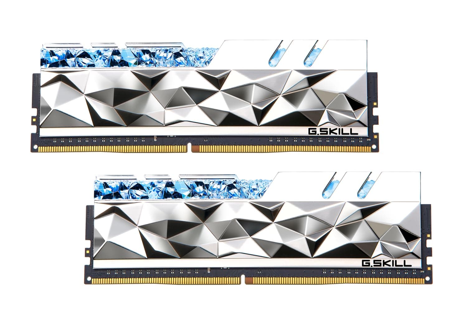G.SKILL Trident Z Royal Elite Series (XMP) DDR4 RAM 16GB (2x8GB) 3600MT/s CL16-19-19-39 1.35V Intel AMD Desktop Computer Memory UDIMM - Silver (F4-3600C16D-16GTESC)