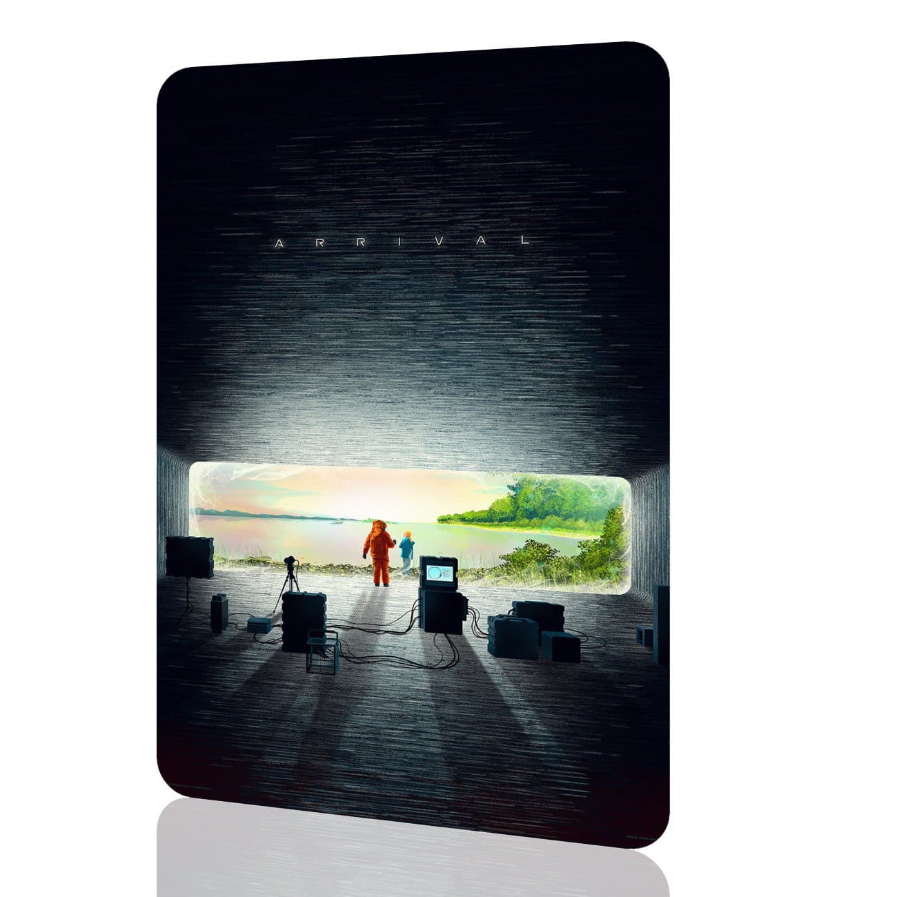 Tin Sign "Arrival" Mondo Poster Art Wall Rare Metal Home Pub Decor