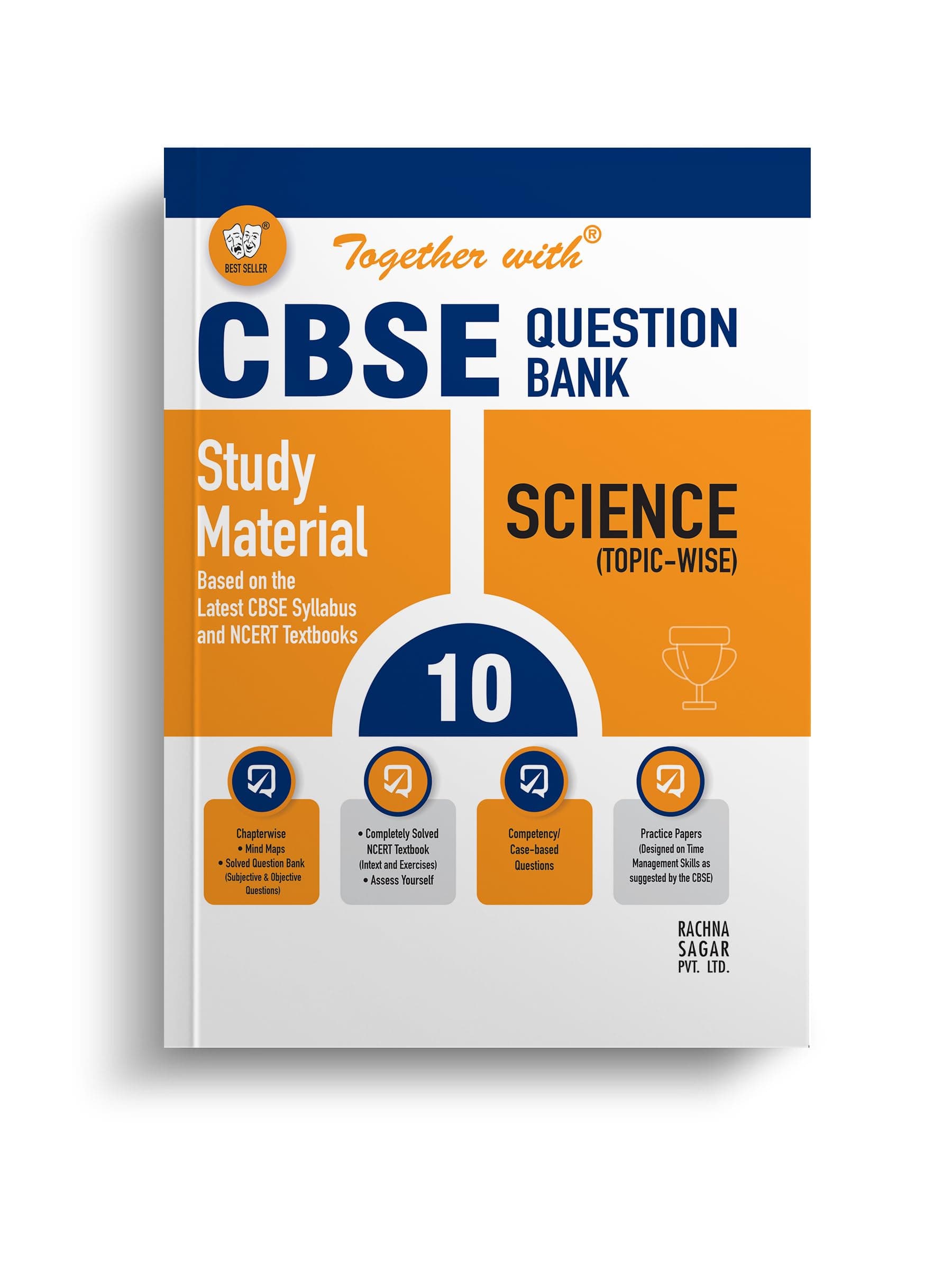 Rachna Sagar CBSE Class 10 Science Solved Question Bank & Practice Papers (Chapterwise & Topicwise) Exam 2023 [Paperback] Rachna Sagar