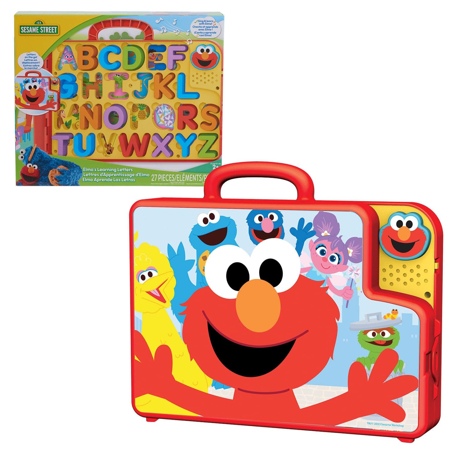 Elmo’s Learning Letters Bus Activity Board, Preschool Learning and Education, Kids Toys for Ages 2 Up by Just Play