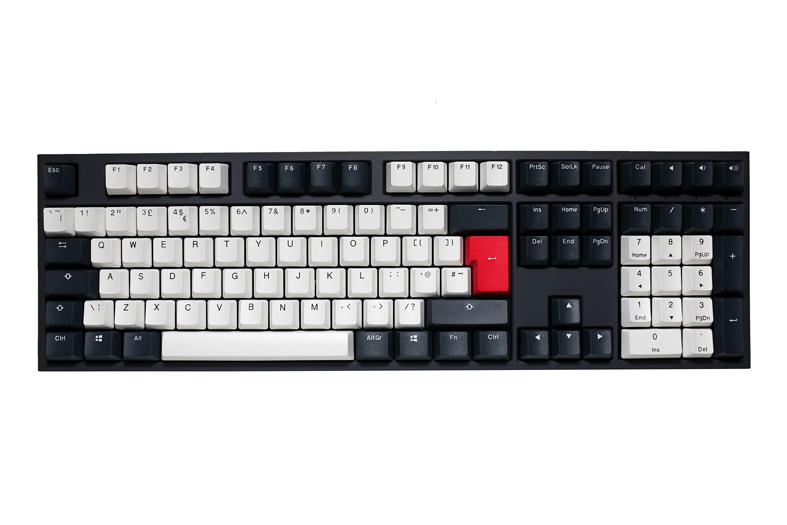Ducky One2 Tuxedo Full Size Brown Cherry MX Switch Keyboard - UK Layout