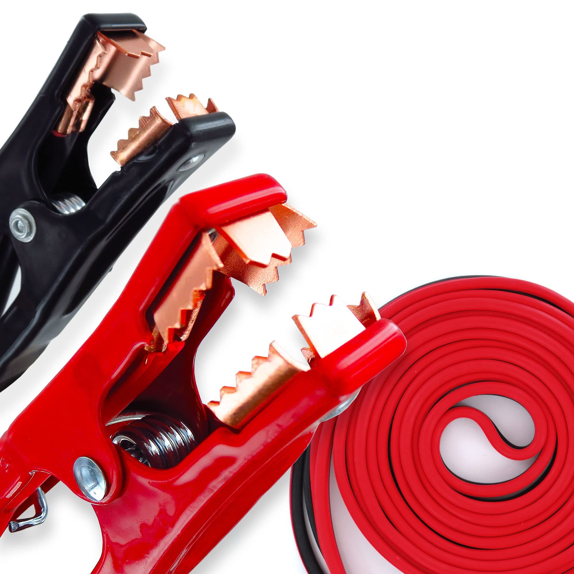 Iron Forge Tools Jumper Cables Heavy Duty 2 Gauge 20 Foot 500 Amps, 20ft Heavy Duty Jumper Cables for Car, Portable Automotive Booster in Carry Bag