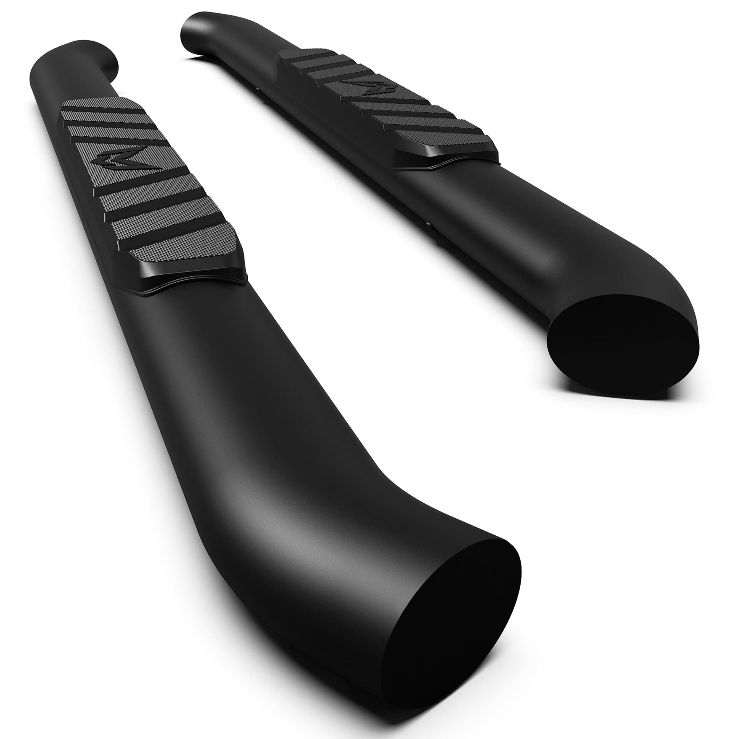 MaxMate 3.5インチ オーバル ナーフバー サイドステップ 2007-2018 シボレー シルバラード GMC シエラ 1500 2007-2019 2500 3500HD 2019 LD/Limited | Reg Cab | SS2C35298MX | サイドレール ランニングボード