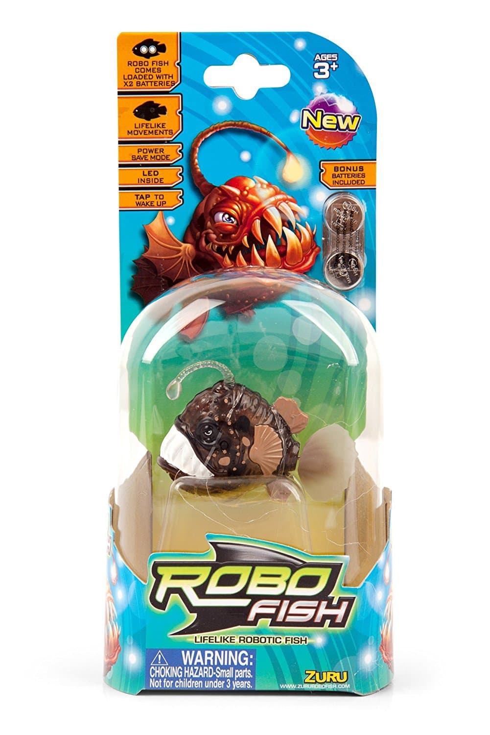Zuru Robo Fish 1x Deep Sea Fish [Colour May Vary]