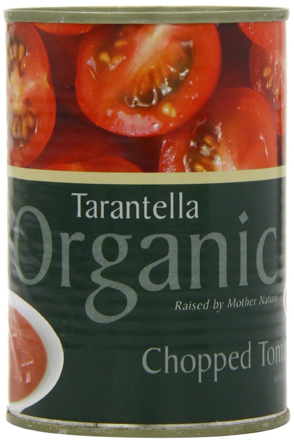 Tarantella Organic Chopped Tomatoes 400 g (Pack of 12)