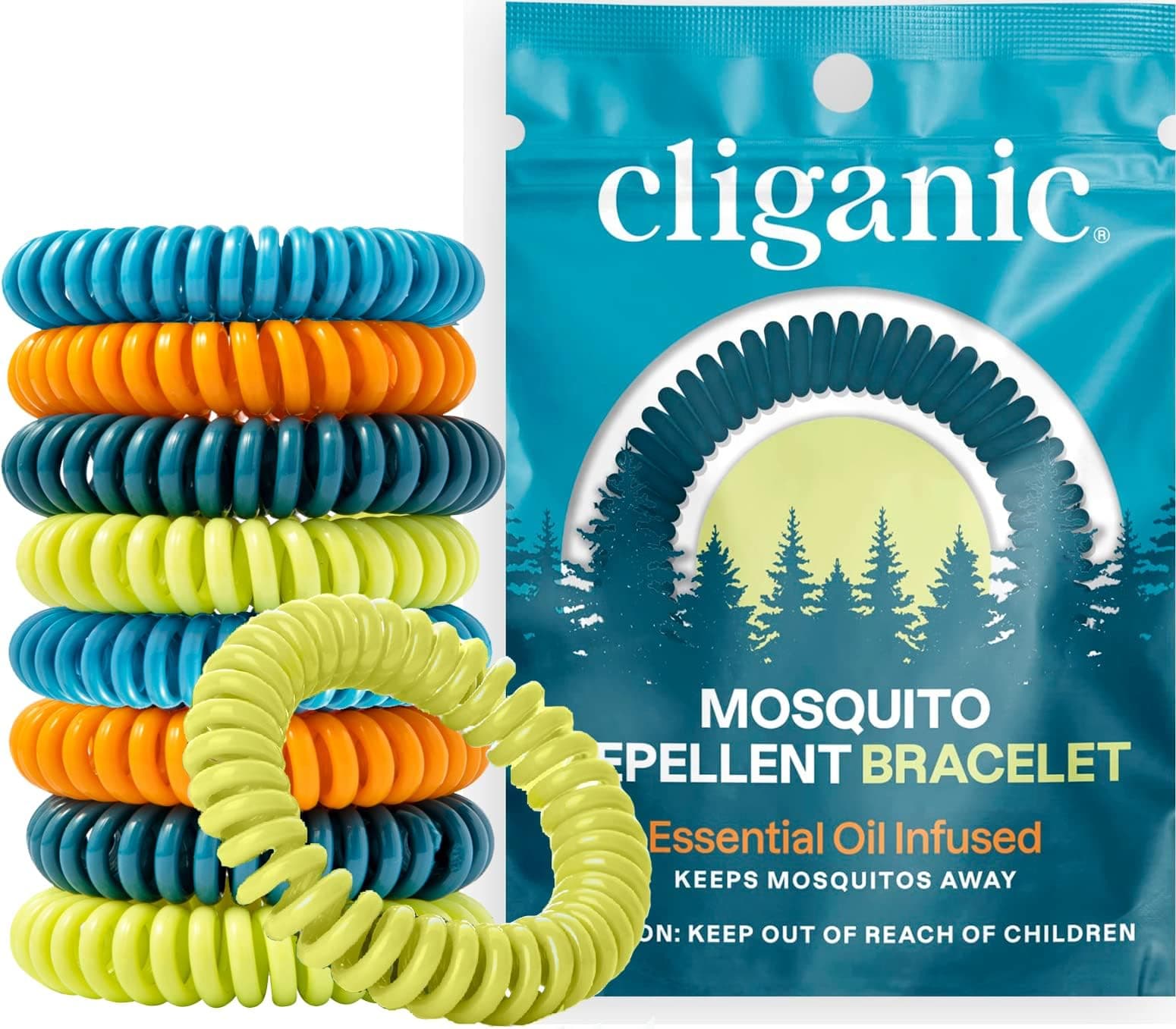 Cliganic, Bug Alike Bracelets, Pack of 10