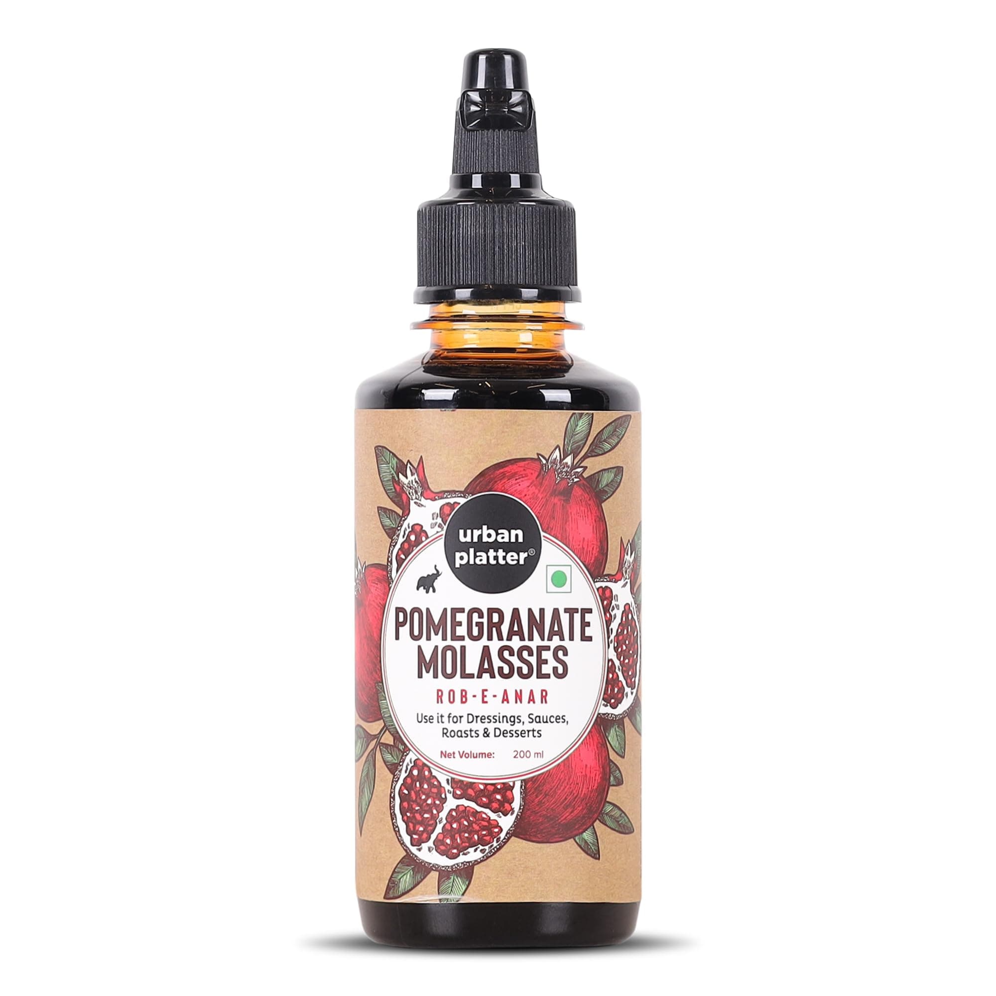 Urban Platter Pomegranate Molasses, 200g [Rob-e-Anar, Premium Molasses]