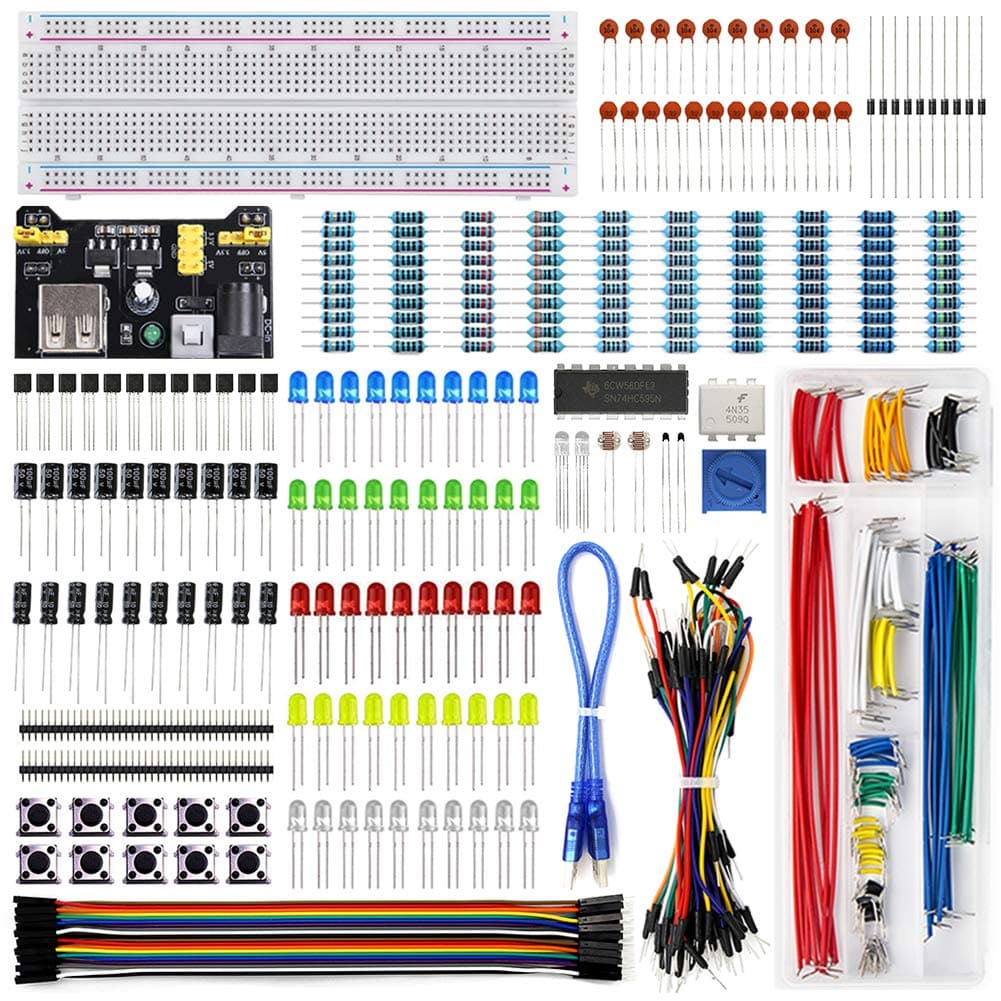 Electronics Component Fun Kit w/ Power Supply Module