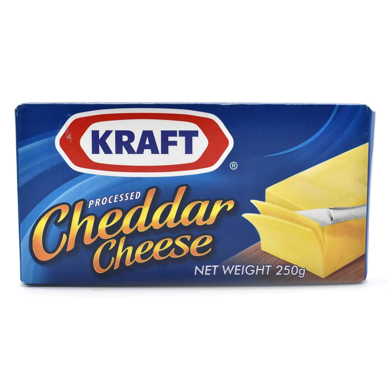 Kraft Processed Cheddar Cheese - 250g