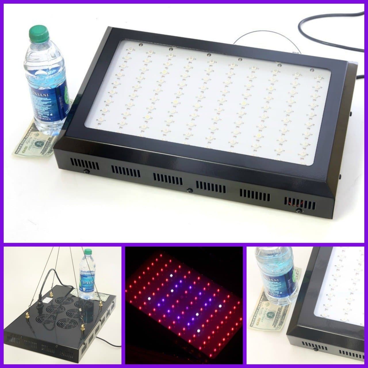 Neutron Star Labs LED Grow Lamp 300 Watt Hanging Light Panel For Max Plant Germinating, Flowering and Budding