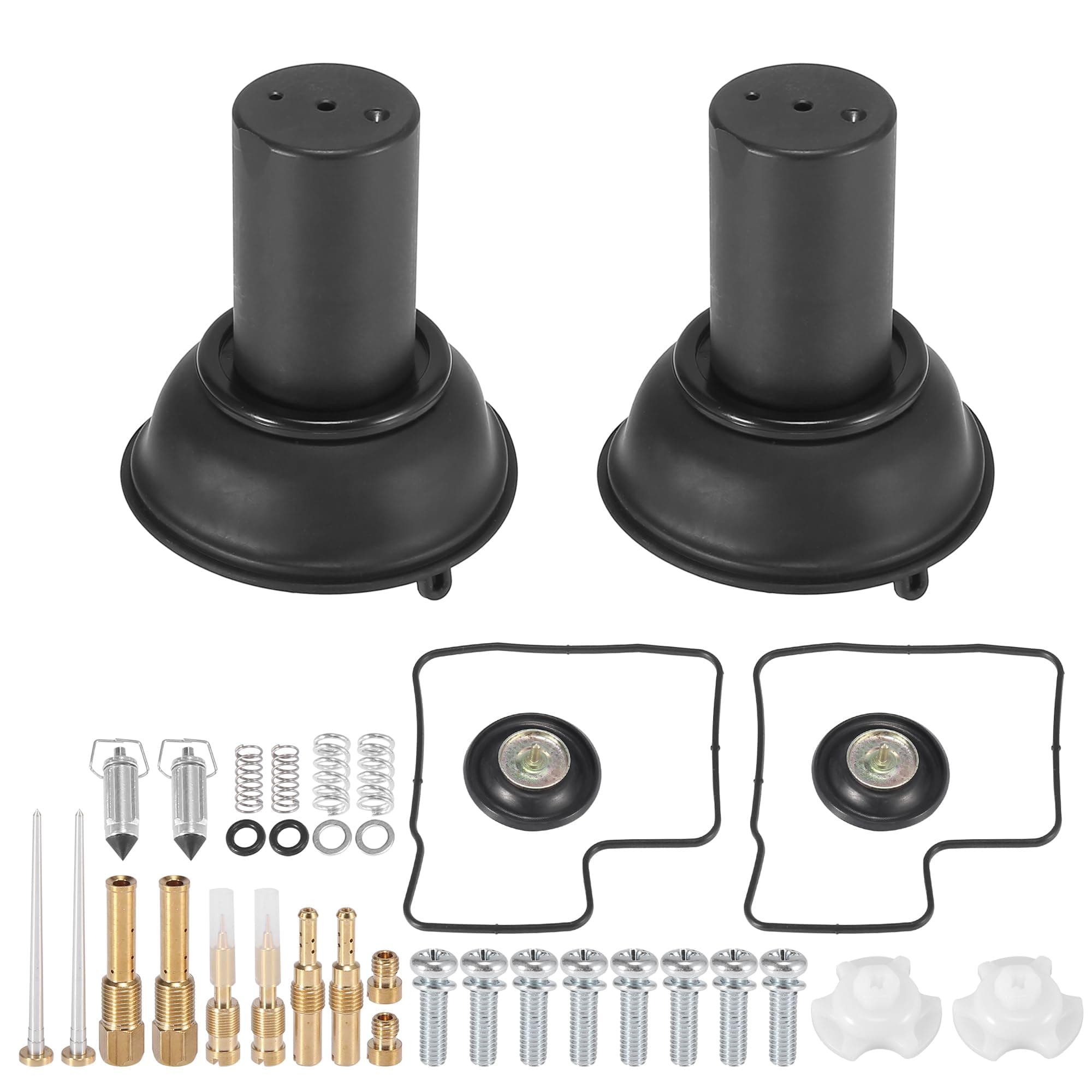Motoforti 2 Kits Motorcycle Carburetor Repair Rebuild Parts for Honda Shadow VLX 600 1994-2003 Carb Repair Tools