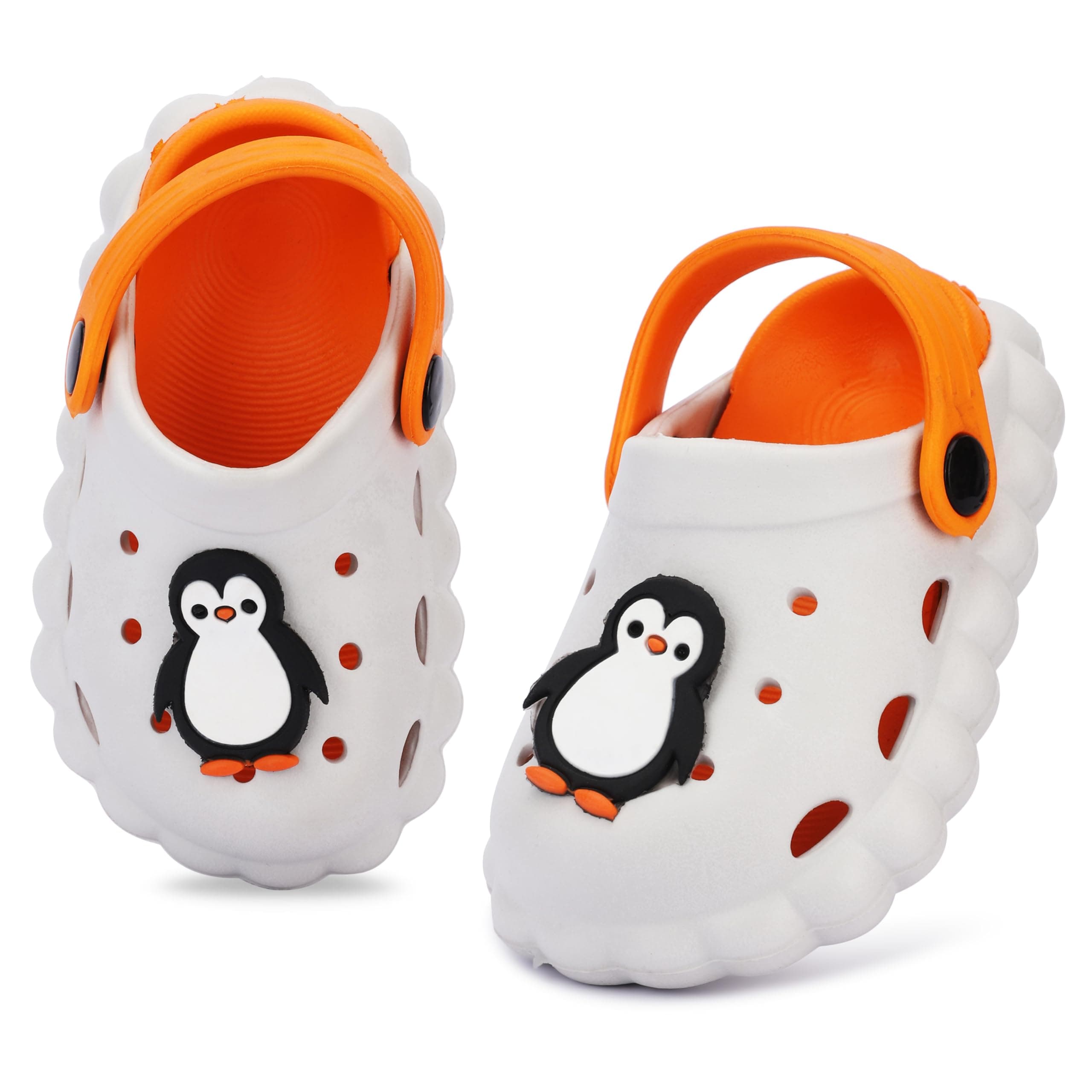 GLJ Monkey Design Kids Clog Shoes – Comfortable Indoor and Outdoor Sandals for Boys & Girls 8100