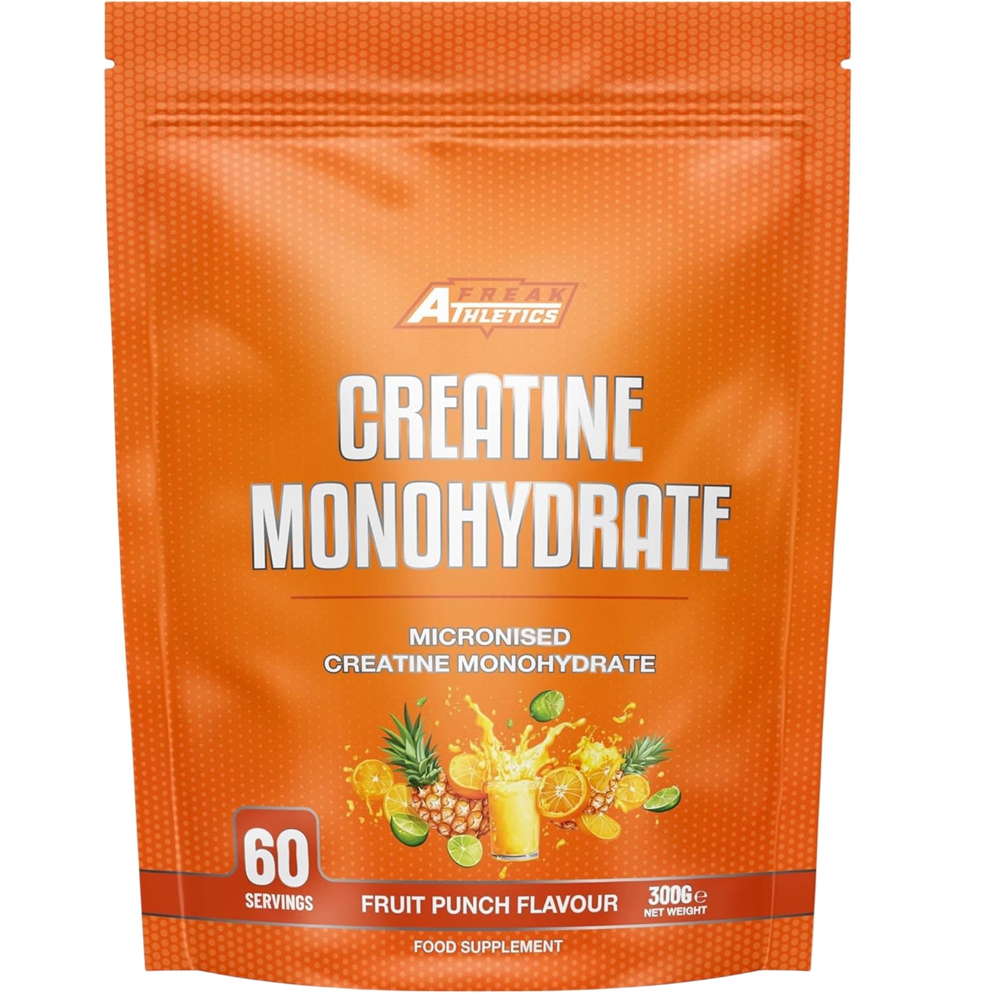 – Creatine Monohydrate Powder (60 Servings (Pack of 1), Fruit Punch)