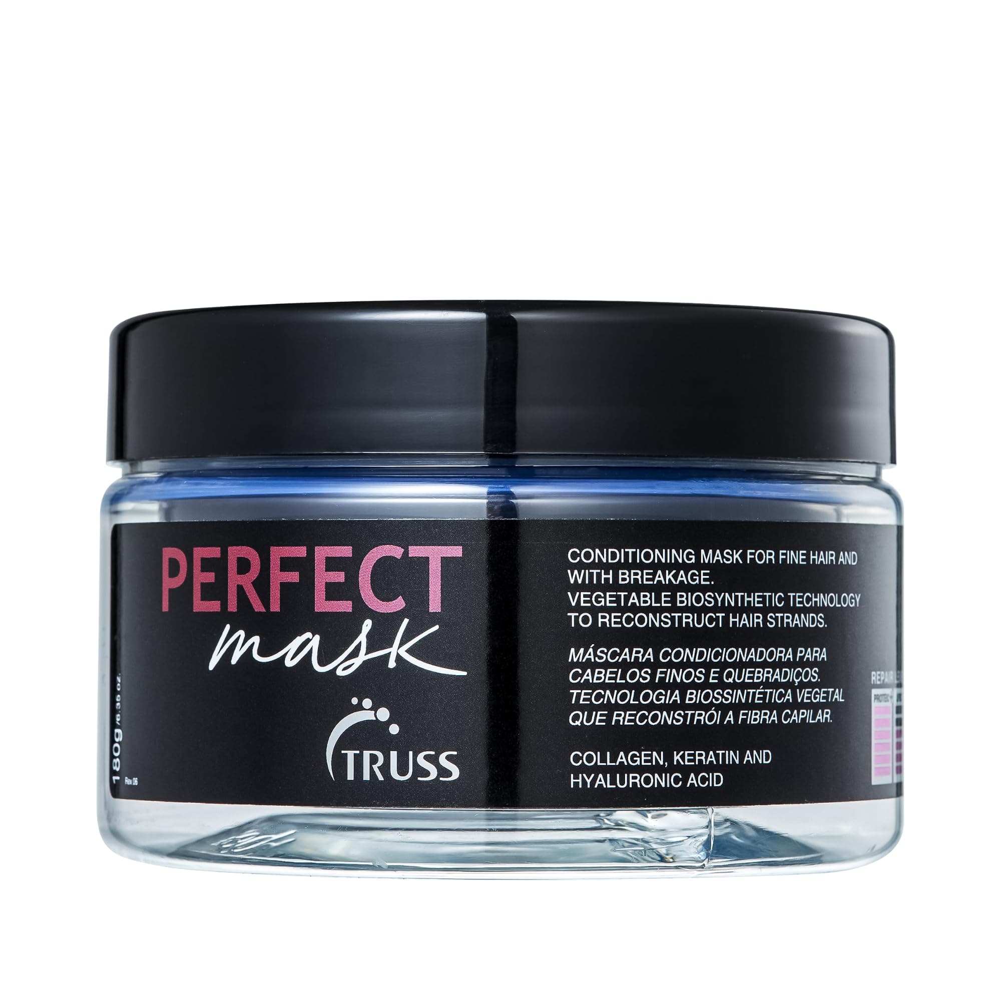 Perfect Hair Mask with Collagen, Keratin & Hyaluronic Acid - Deep Conditioning Hair Treatment - Intense Moisture & Hydration - Repairs Fine, Thinning, Brittle, Dry Damaged Hair