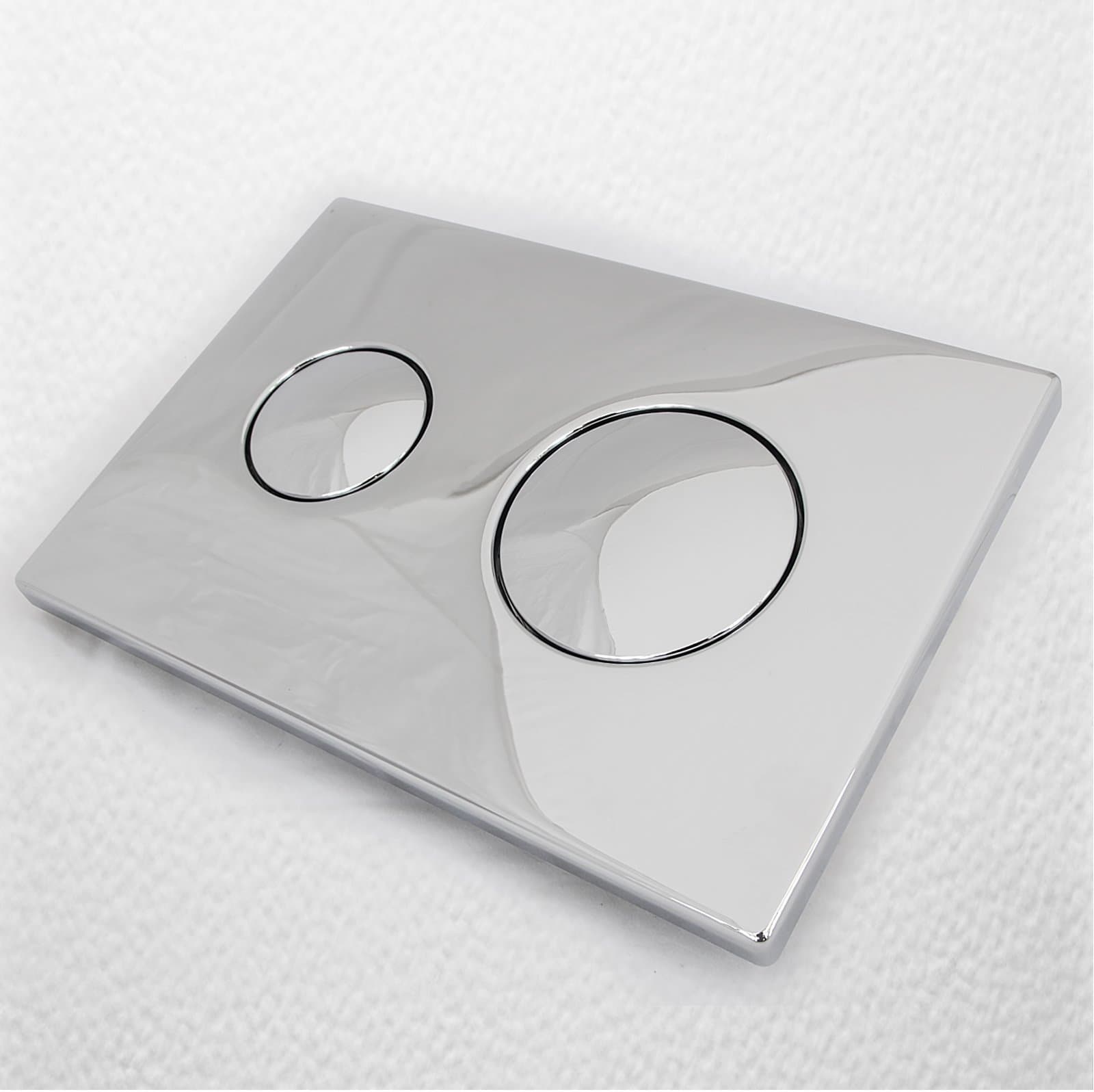 Ideal Standard S4399AA Chrome Dual Flush Plate -Chrome