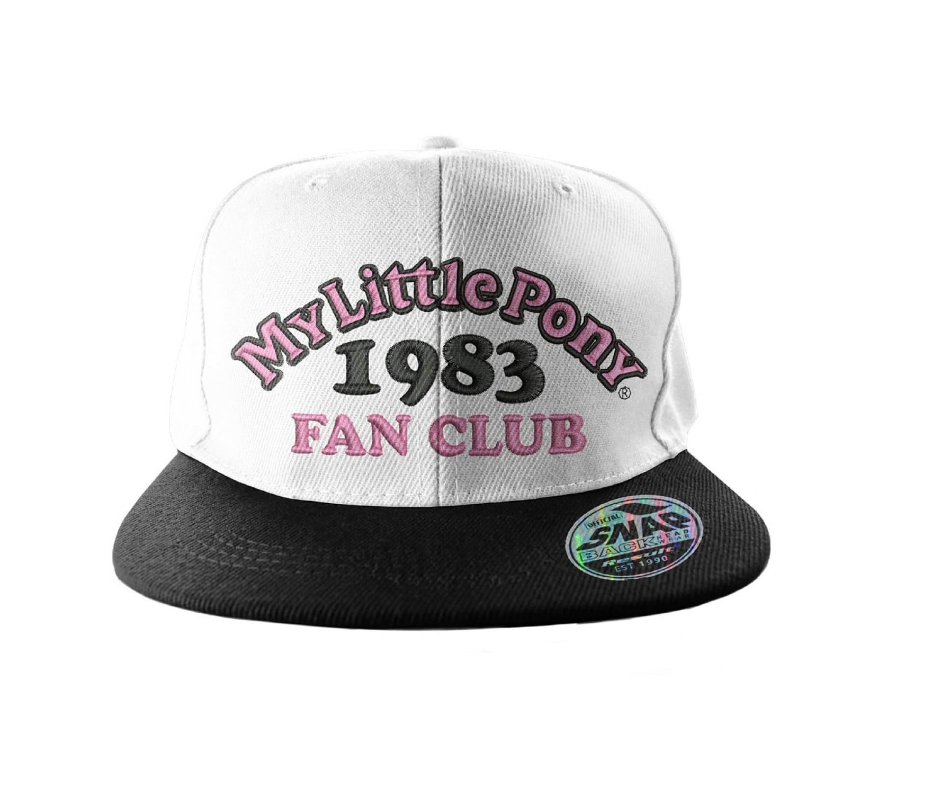 My Little Pony Baseball Cap Fan Club Logo 1983 Official White Snapback Size One Size