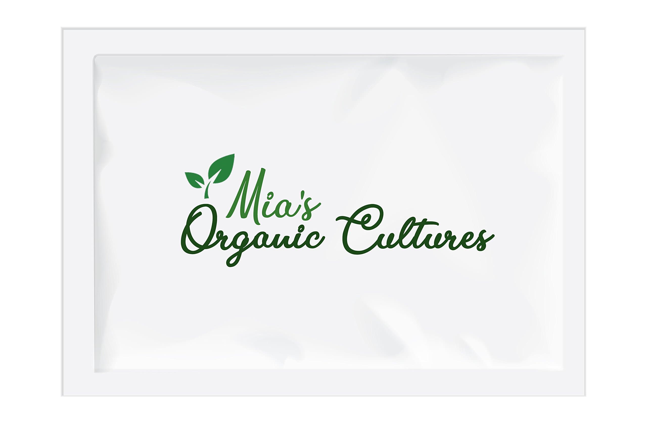 Live Organic RAW MILK KEFIR Grains - Grass-Fed Cow's MILK Kefir Grains Organically Grown By Mia's Organic Cultures®