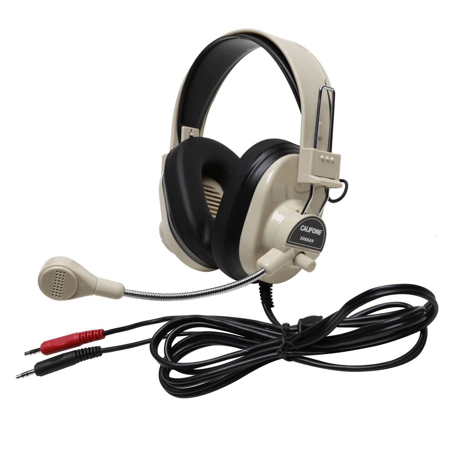 Califone 3066AV Deluxe Multimedia Stereo Wired Headset 3.5mm Plug