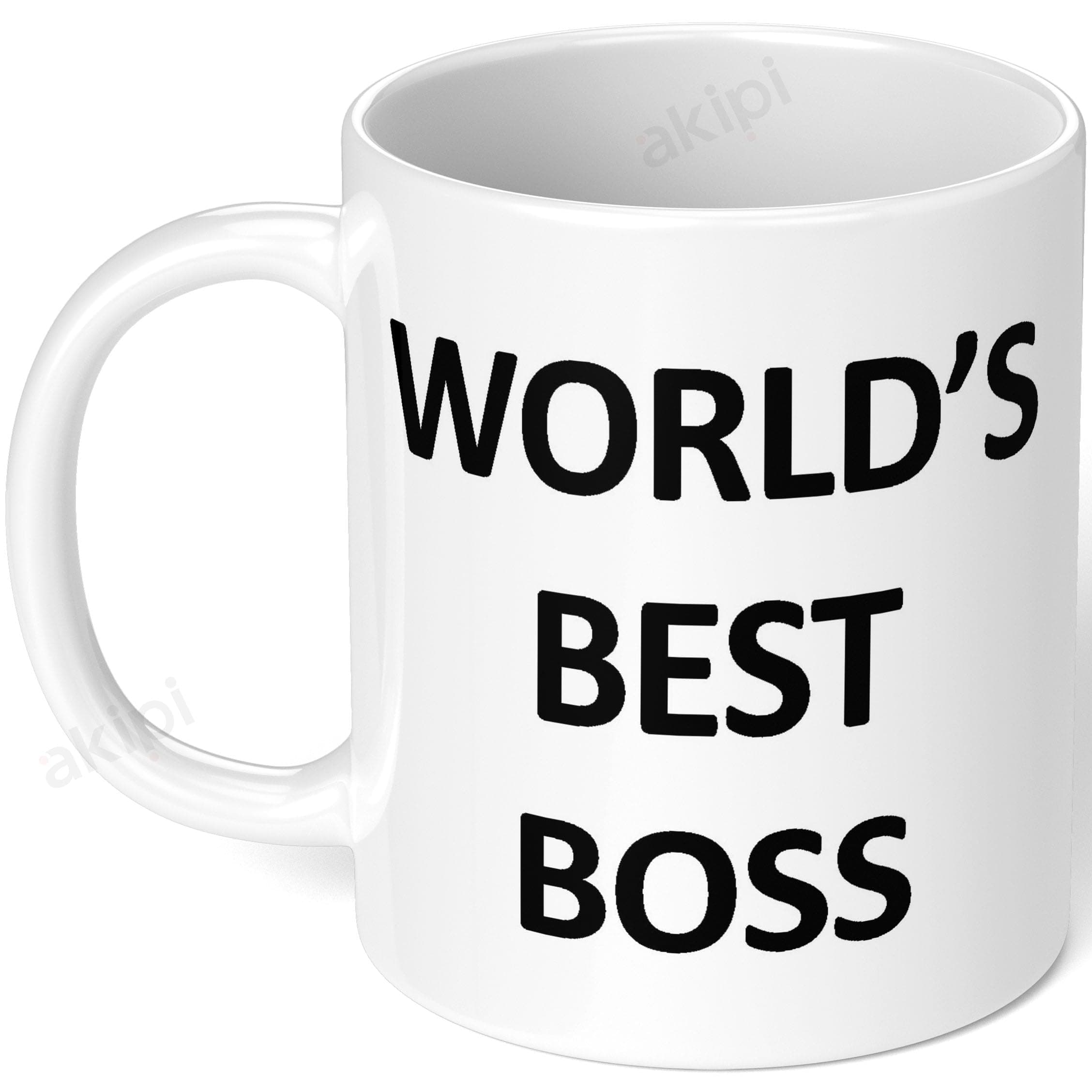 World's Best Boss Mug - The Office TV Show Ceramic Coffee Cup (11oz) - Funny Gift for Bosses, Managers, Coworkers & Fans of Michael Scott, Dunder Mifflin