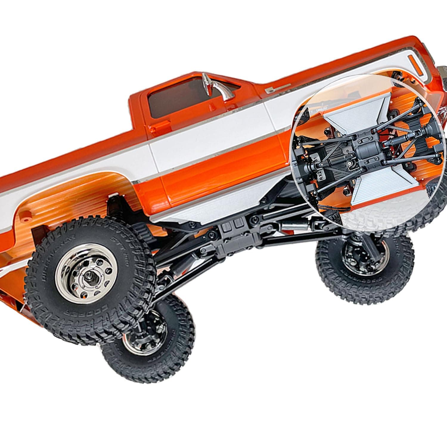 Rock Sliders Body Saver for FMS fcx24 K5 Blazer RC Crawler Upgrade Parts（NO Truck Included）