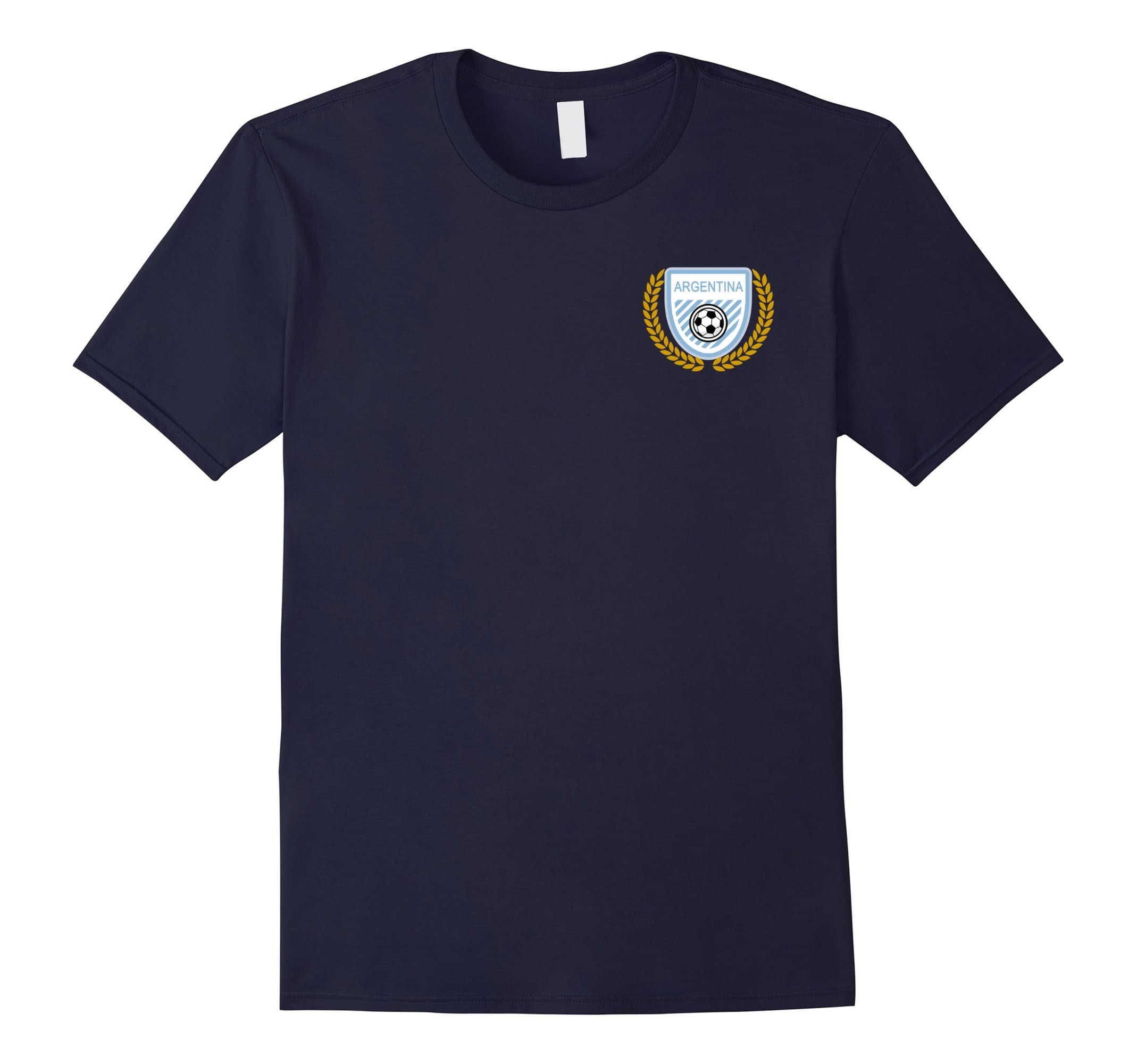Men's Argentina Soccer Team T-Shirt Large Navy
