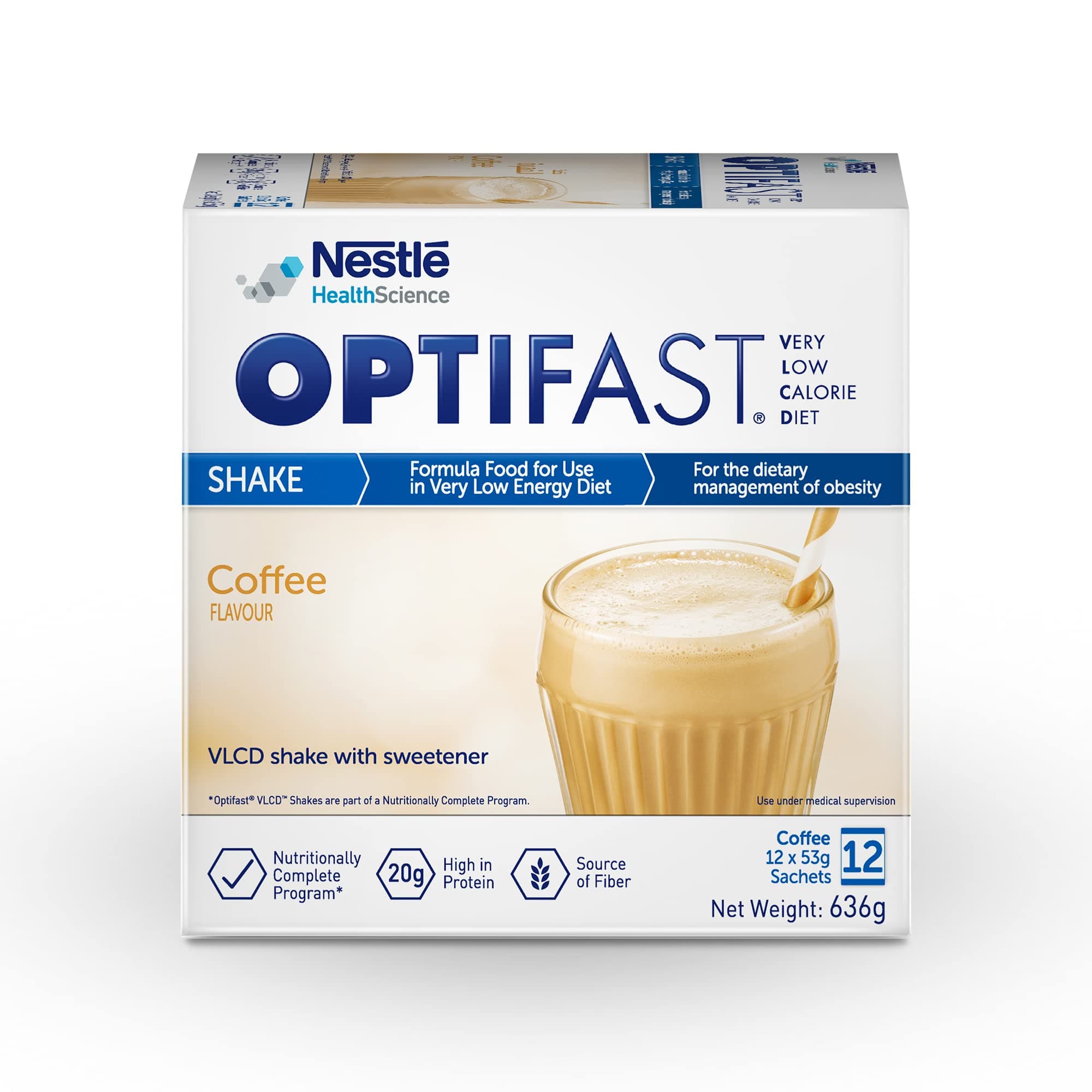 Optifast Very Low Calorie Diet Shake Coffee Flavor, 636g