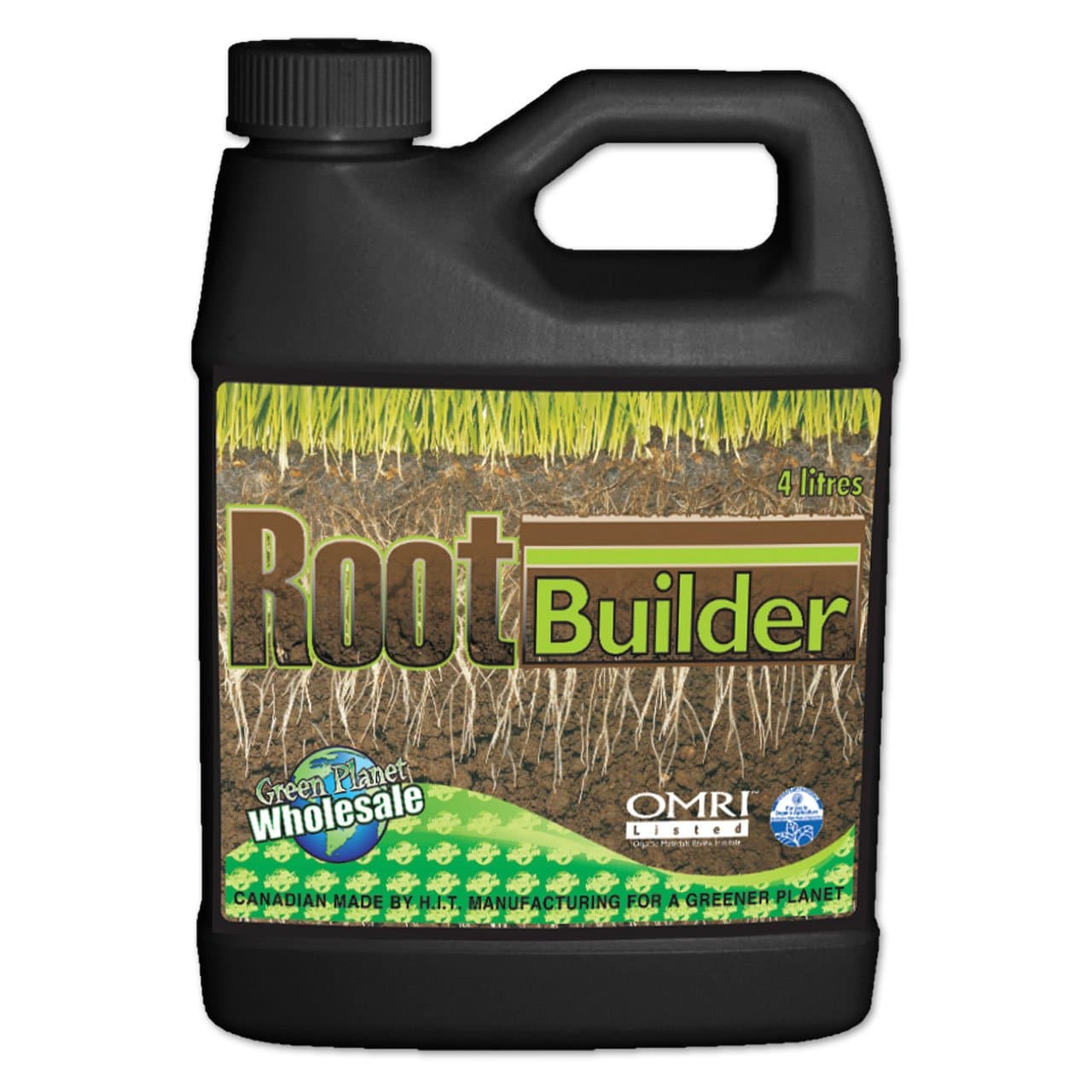Green Planet Nutrients - ROOT BUILDER (1 Liter) | Microbial Soil Amendment, Increasing Microbial Biomass, Building of Soil Structure, Retention of Soil Moisture, Treatment of Soil Salinity Problems - Excellent As Starter or Co-mix for Compost Teas - Organic (OMRI Listed) - Extremely Active Beneficial Organisms.