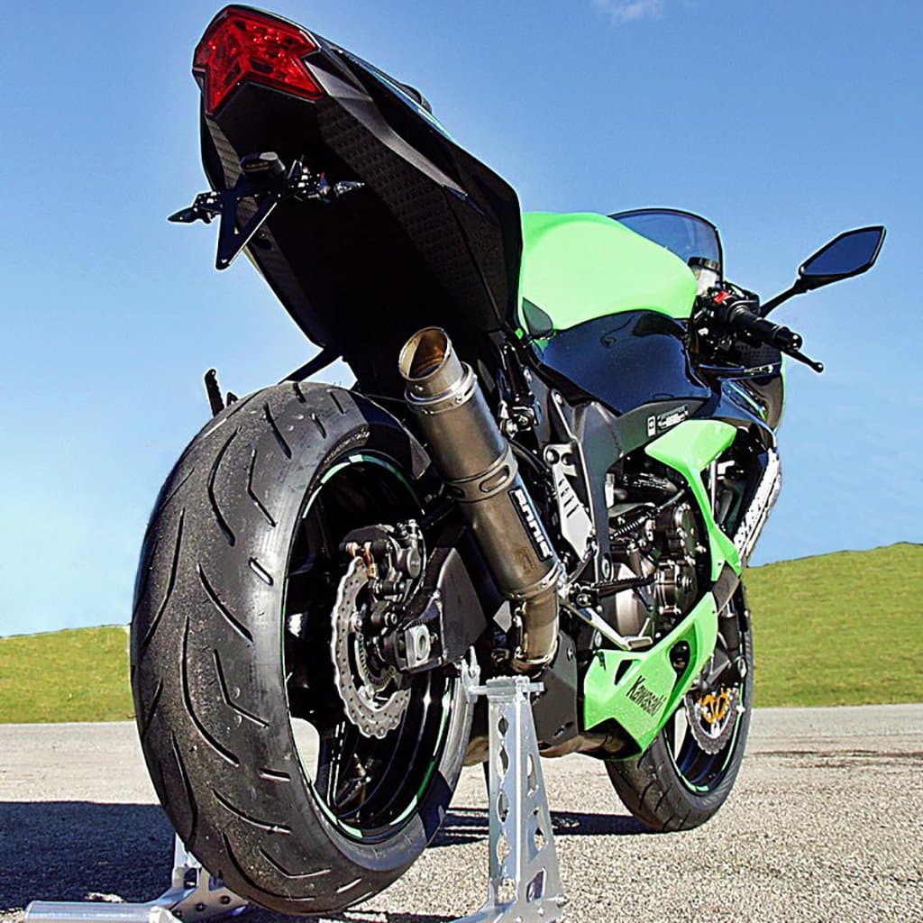 Exhaust BODIS GP1 Slip-On Stainless Steel/Titanium Kawasaki ZX-6R Ninja 600 Full ZX600R