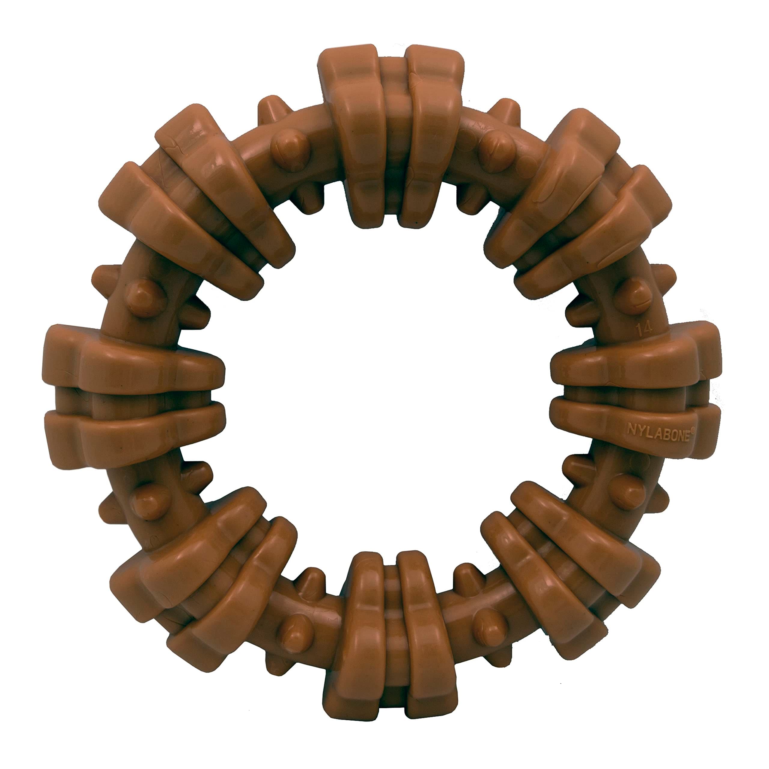 Nylabone Power Chew Textured Dog Chew Ring Toy Flavor Medley Flavor Small/Regular - up to 25 lbs.