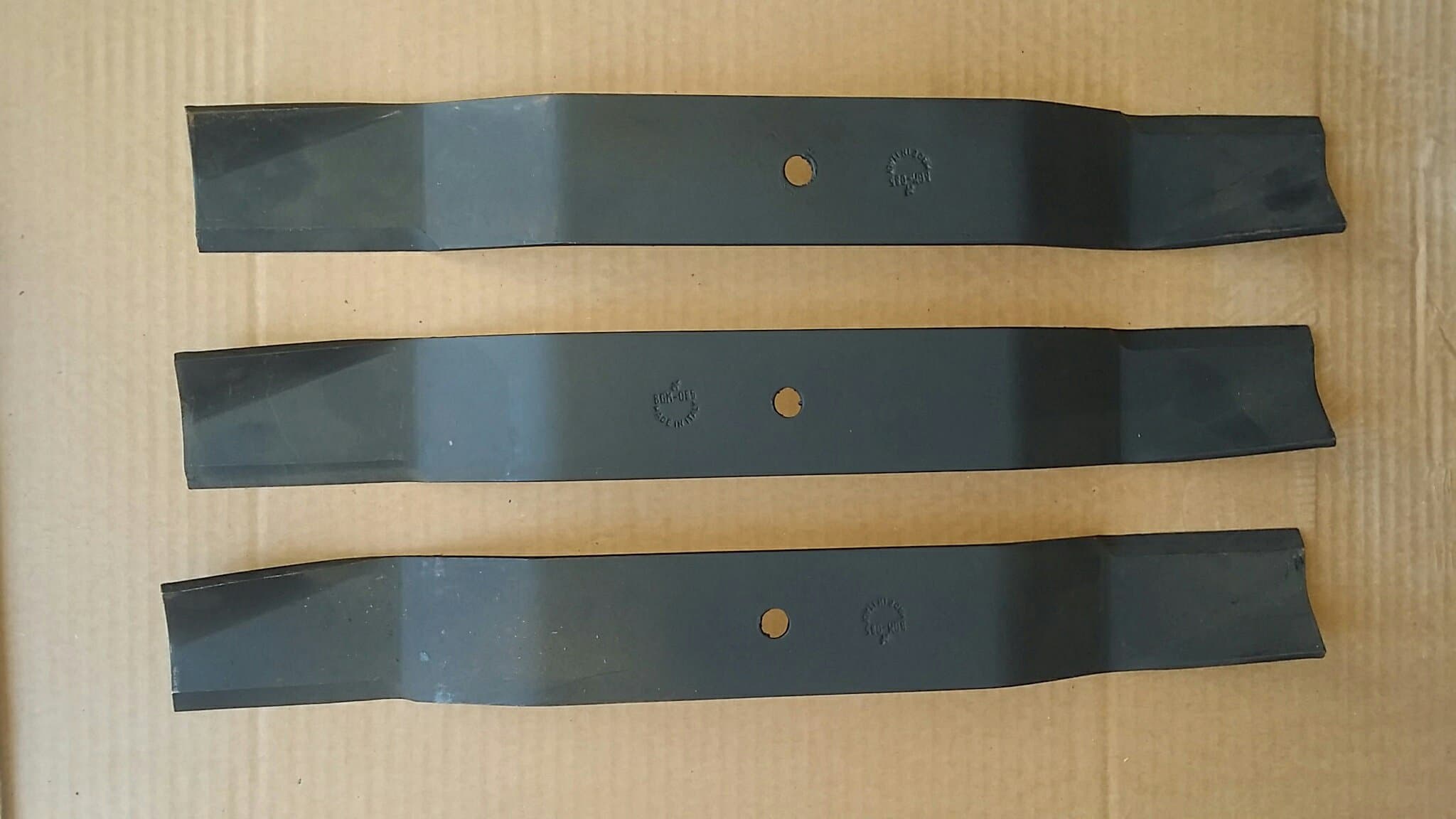 LMC 60" Rear Discharge Finish Mower Blades Set of 3 Code 241167