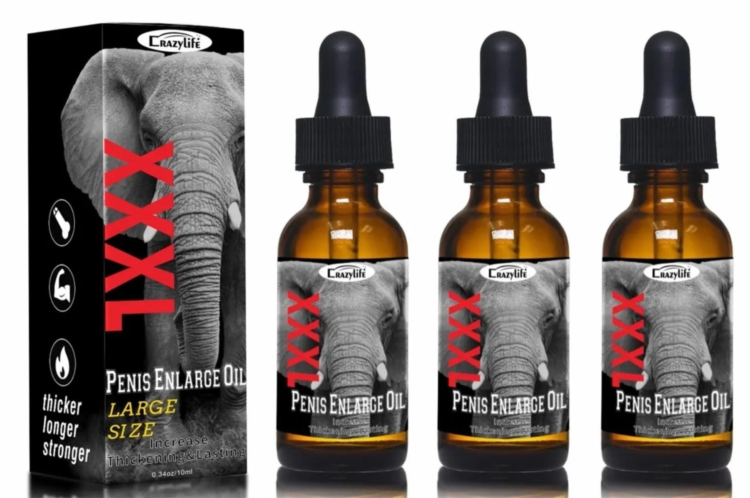 Extra Strength Men Male Enlarge Oil Growth Oil Crazy Life Men 10ml Male Enlargement Oil 10ml by Crazylife (3)