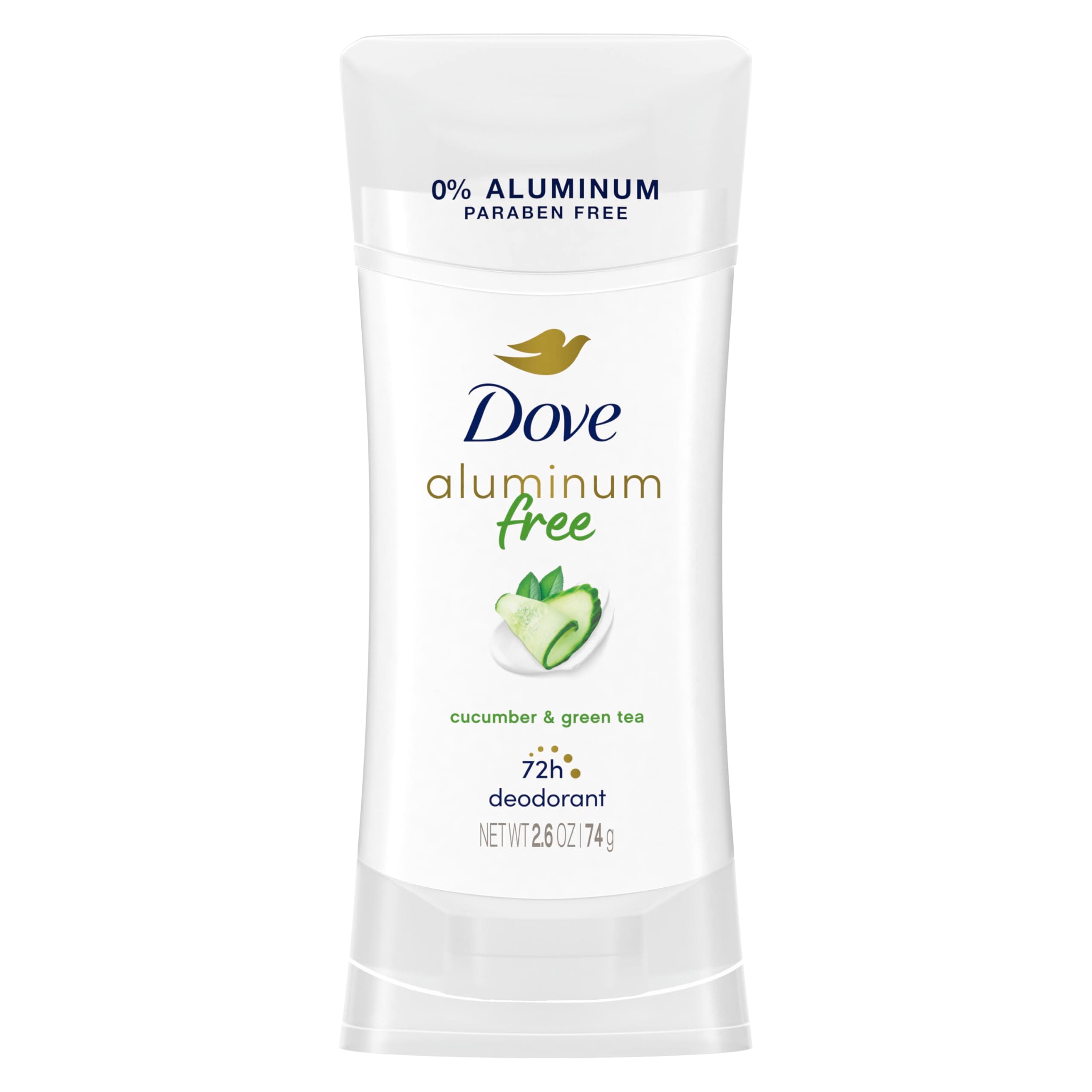Dove 0% Aluminum Deodorant Cucumber and Green Tea